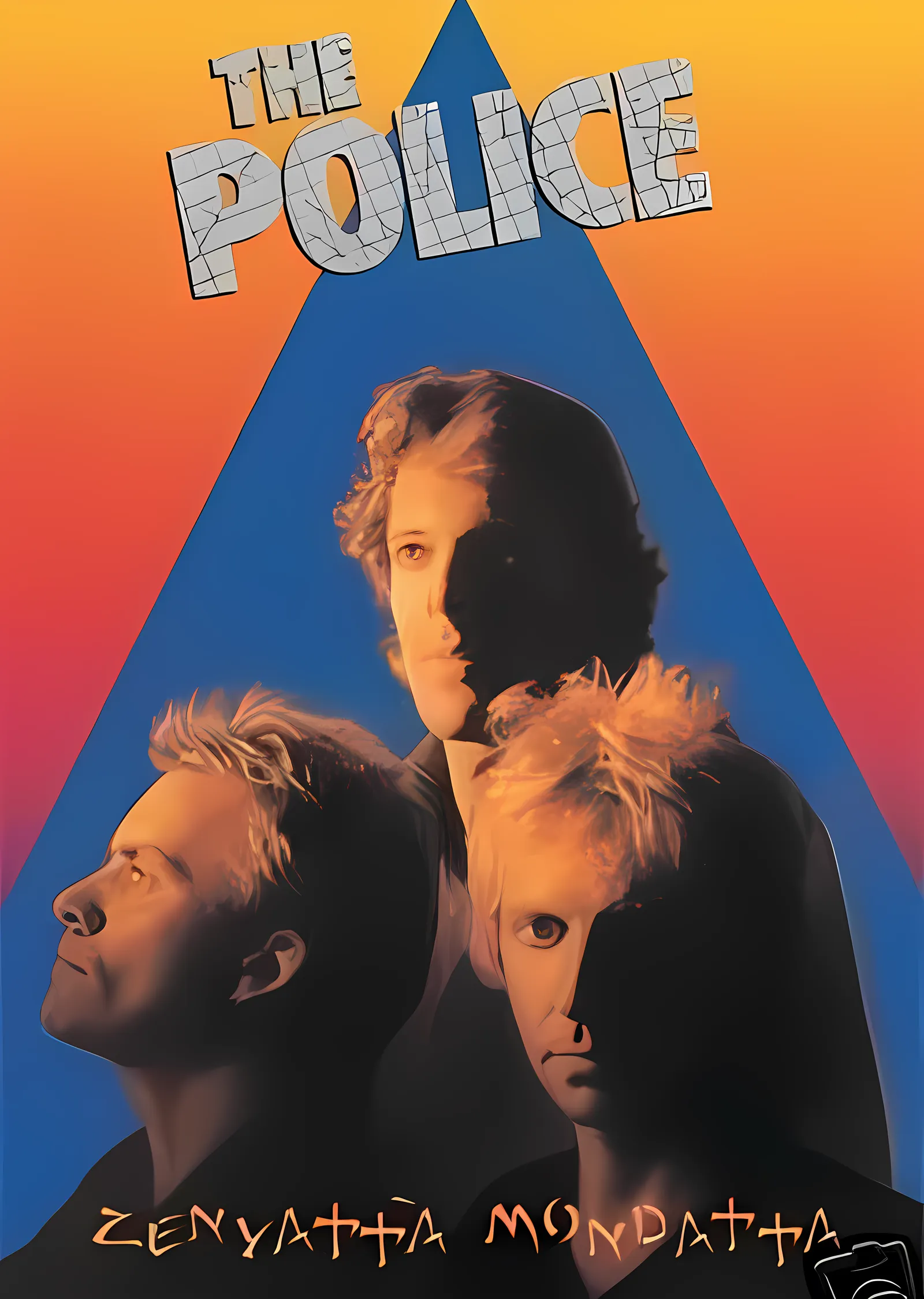 The Police: Zenyatta Mondatta metal tablo