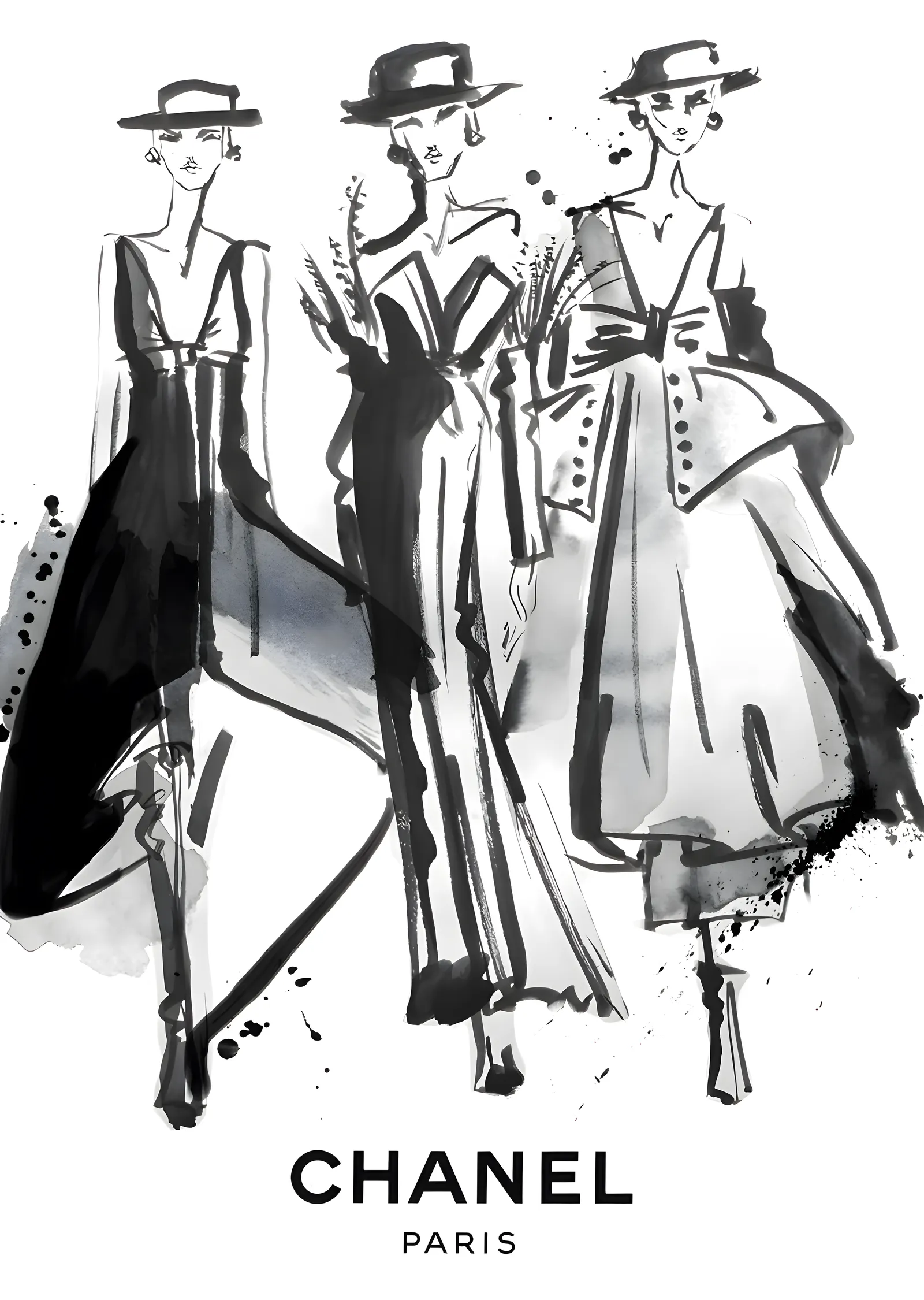 Chanel: Parisienne Şıklığı metal tablo