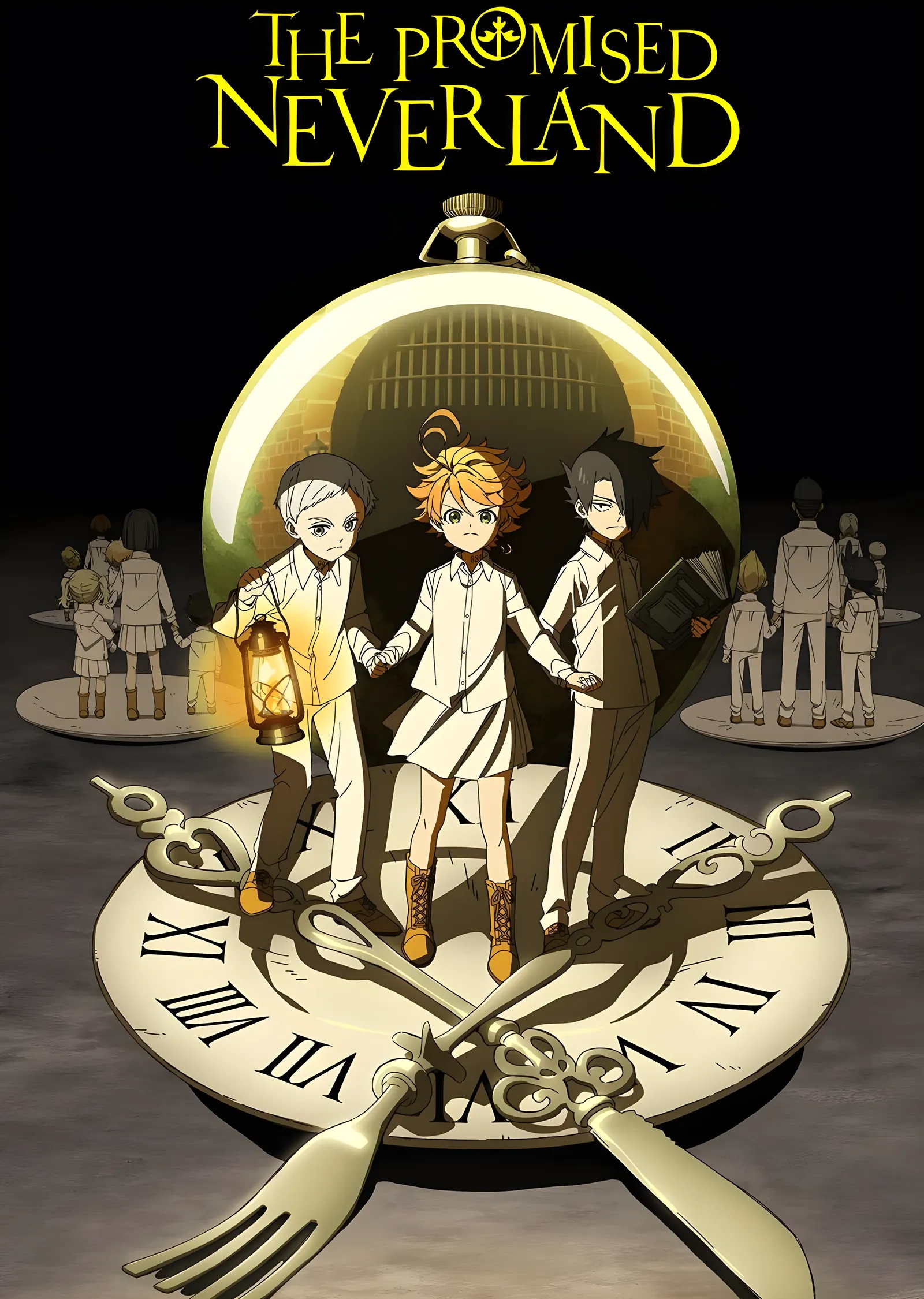 The Promised Neverland: Cep Saati metal tablo