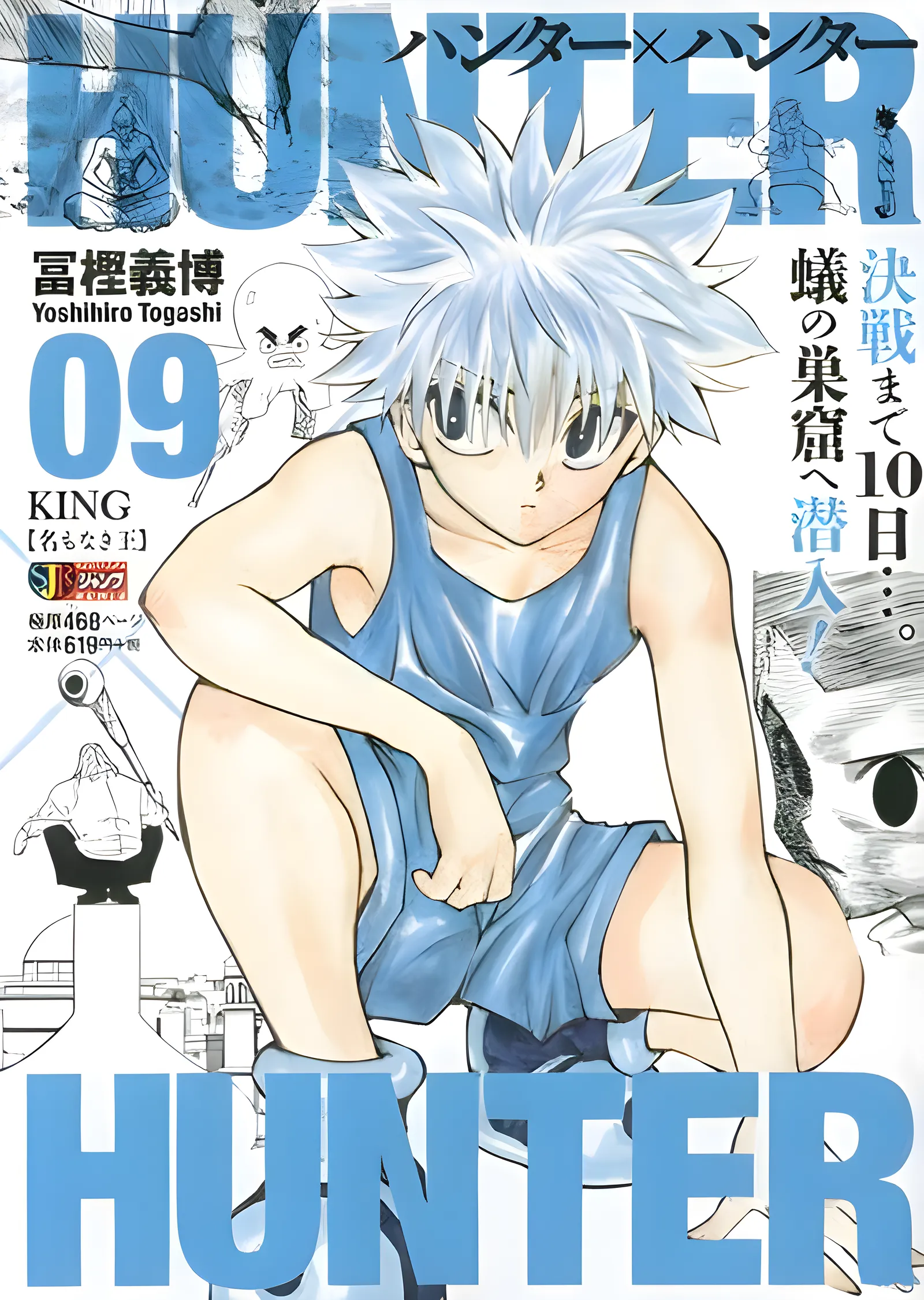 Hunter x Hunter: 9. Cilt Kapağı metal tablo