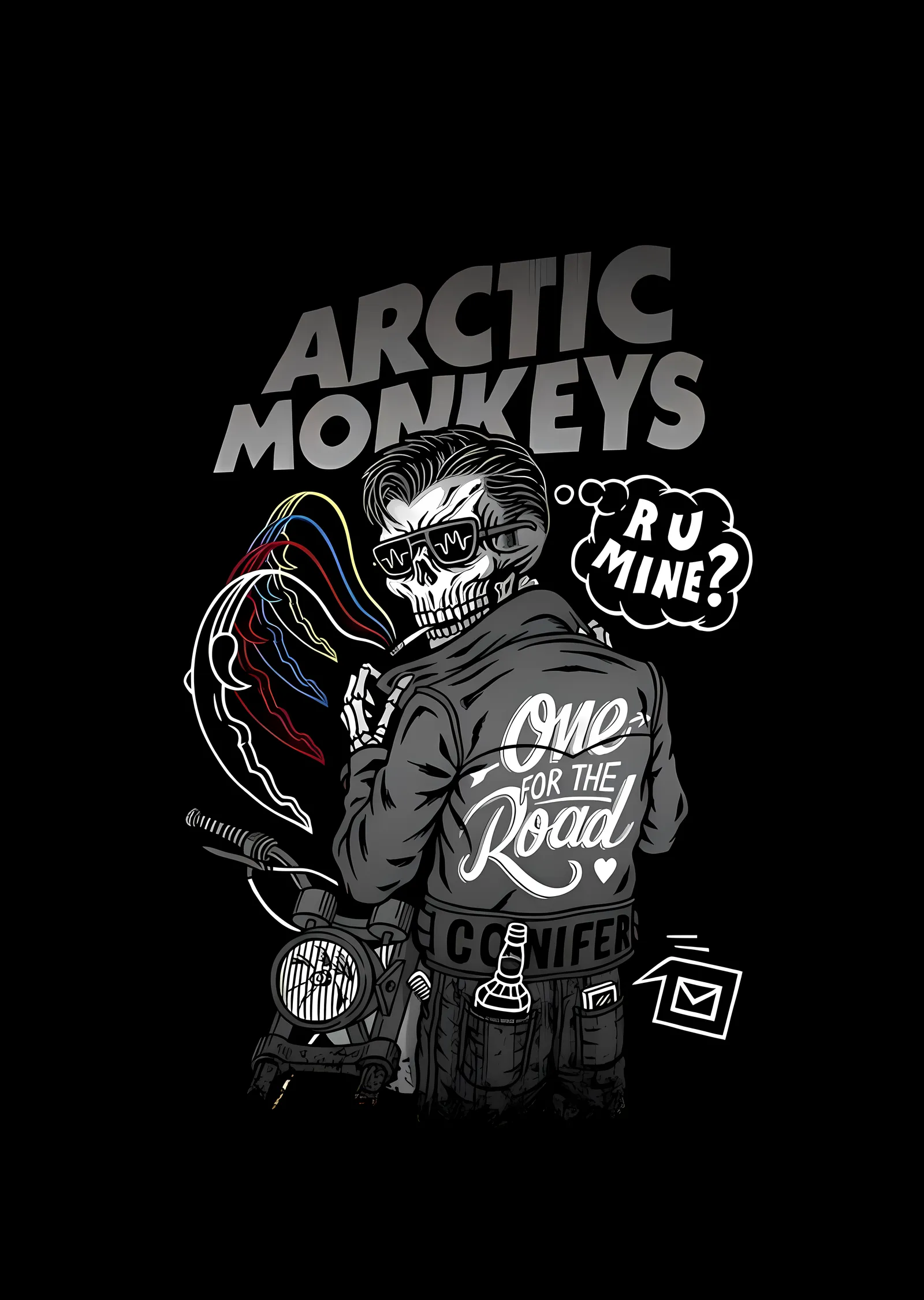 Arctic Monkeys: One For The Road metal tablo