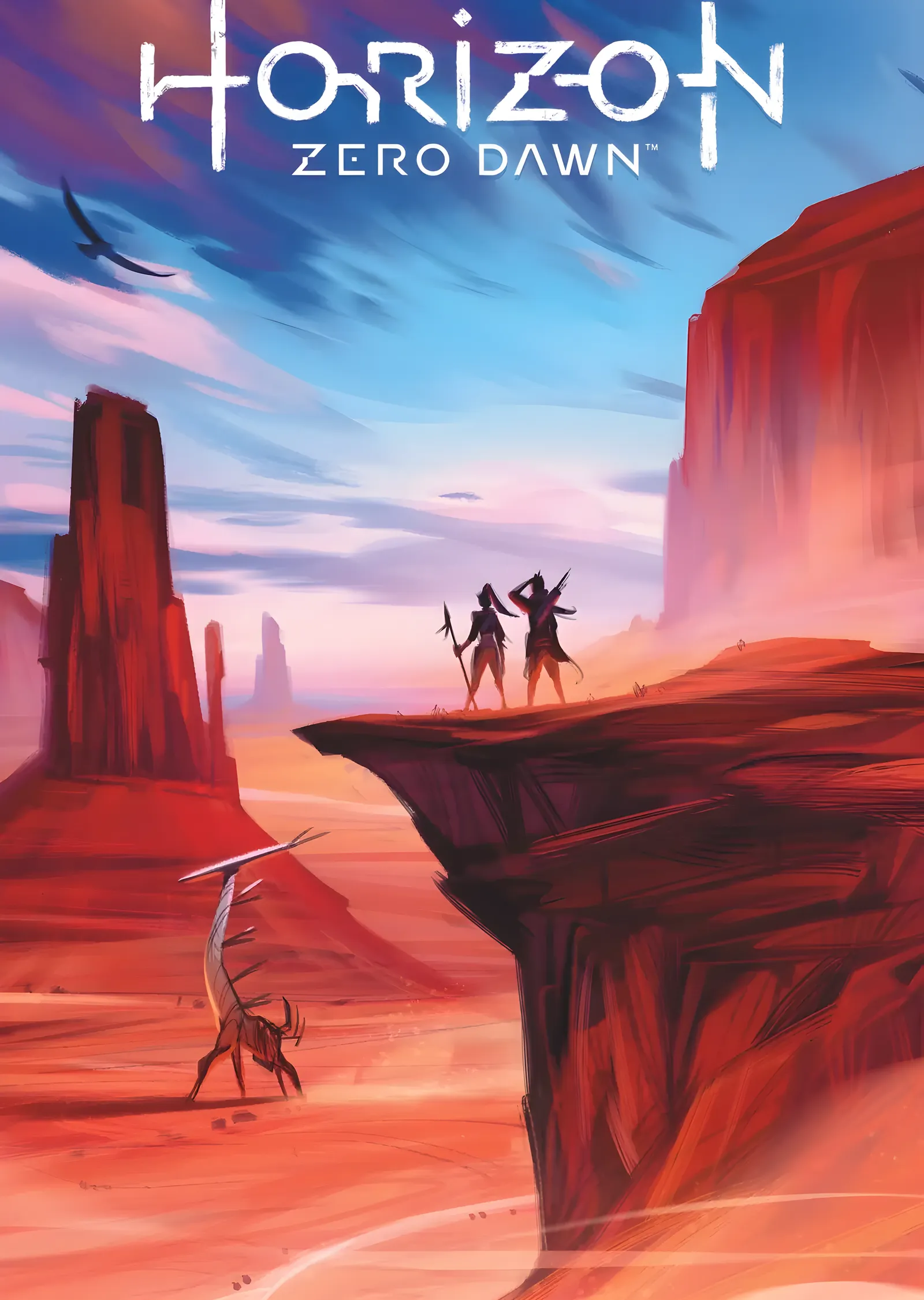 Horizon Zero Dawn: Yıkılmış Dünya metal tablo
