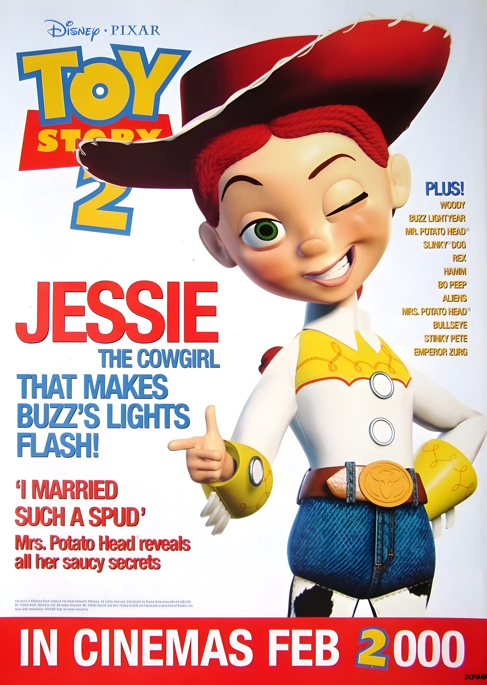 Toy Story 2 · Jessie metal tablo