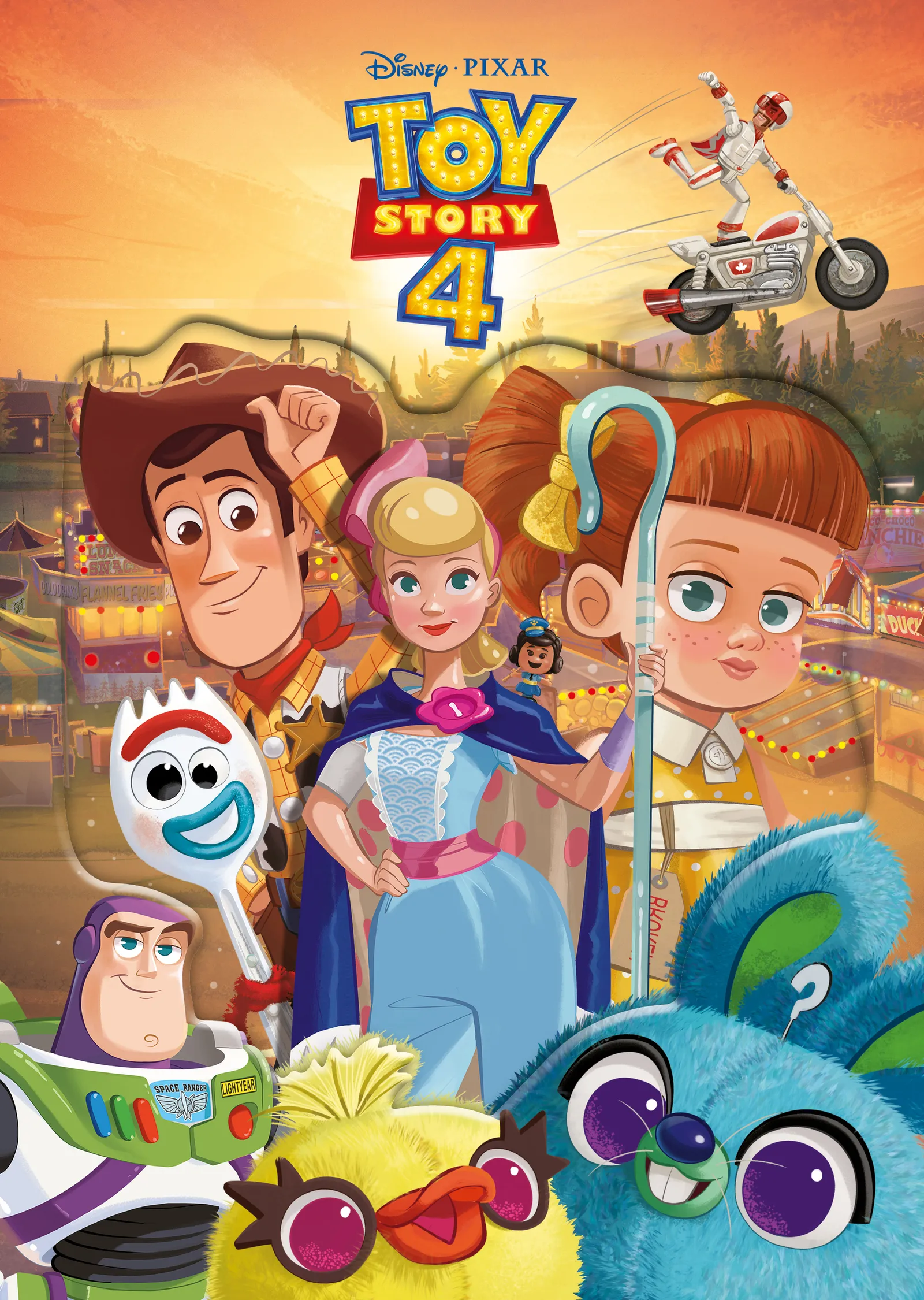 Toy Story 4 · Lunapark Kadrosu metal tablo