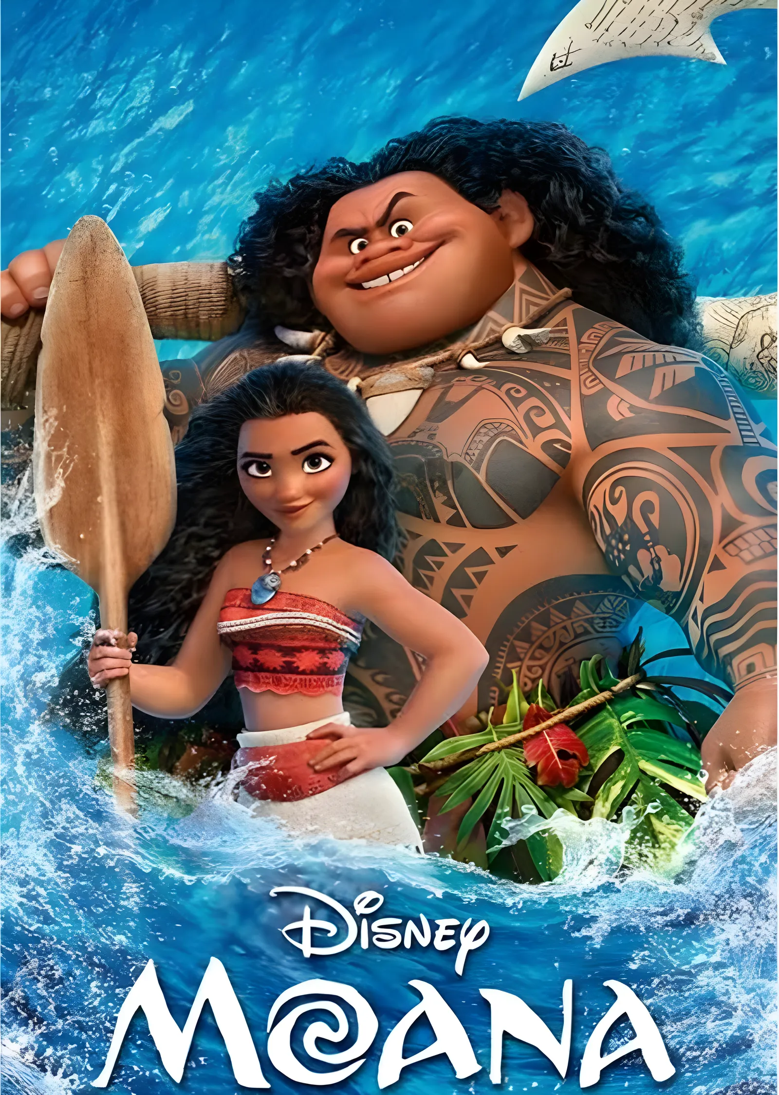Moana: Maui ile Yolculuk metal tablo