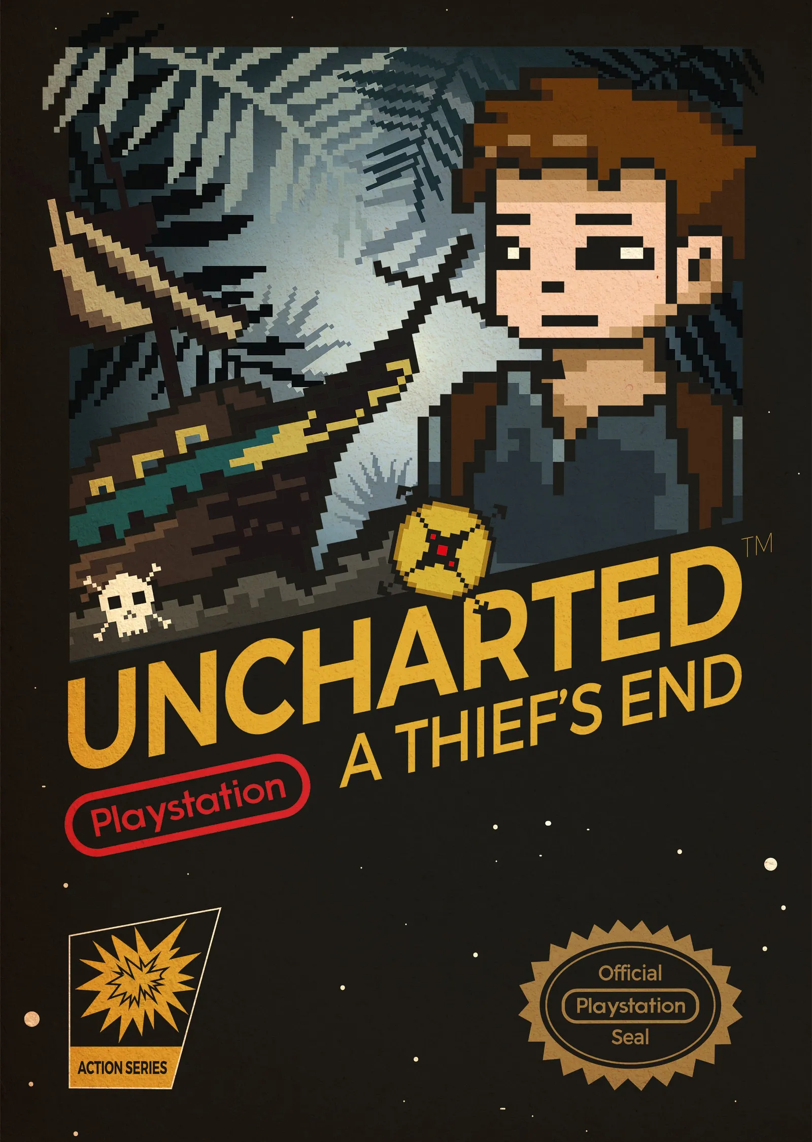 Uncharted: A Thief's End metal tablo