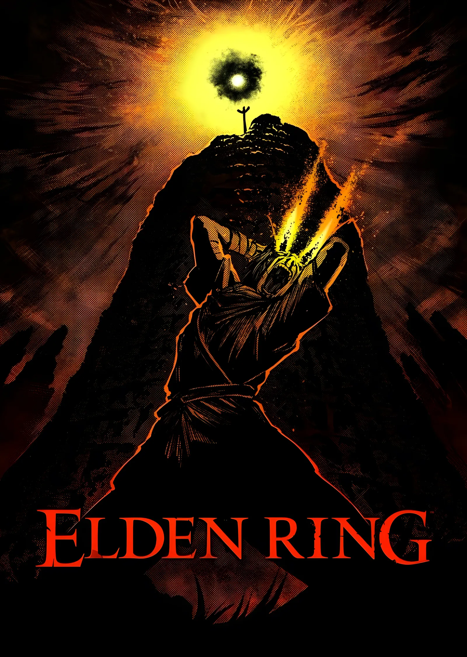 Elden Ring: Karanlık Yükseliş metal tablo