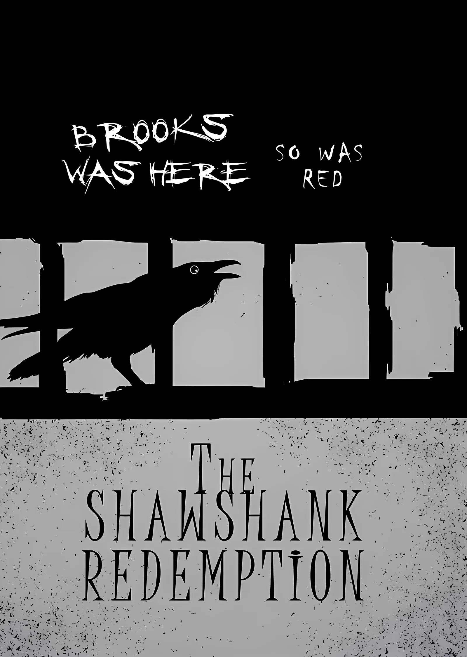 The Shawshank Redemption: Brooks Was Here metal tablo