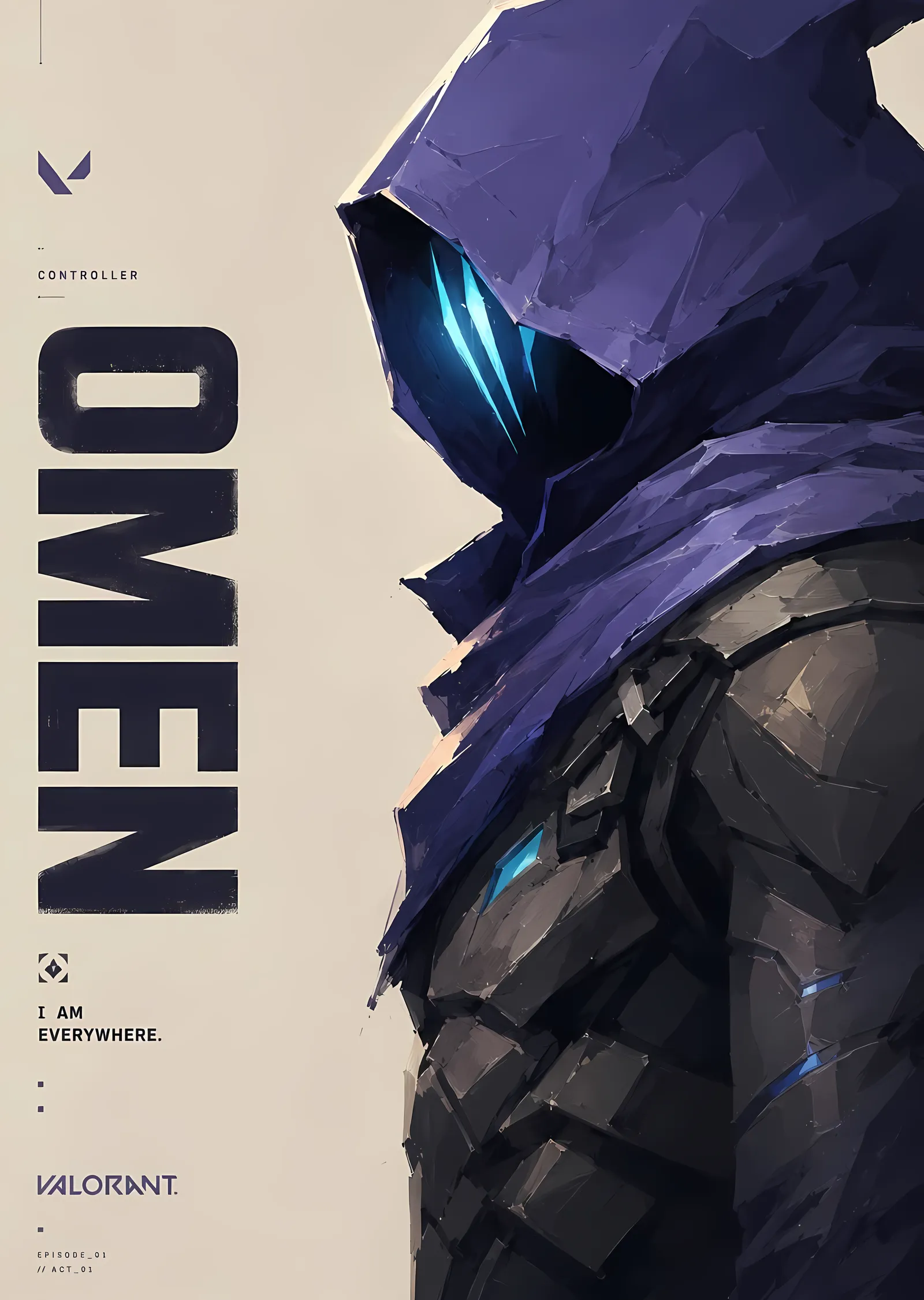 Valorant: Omen metal tablo