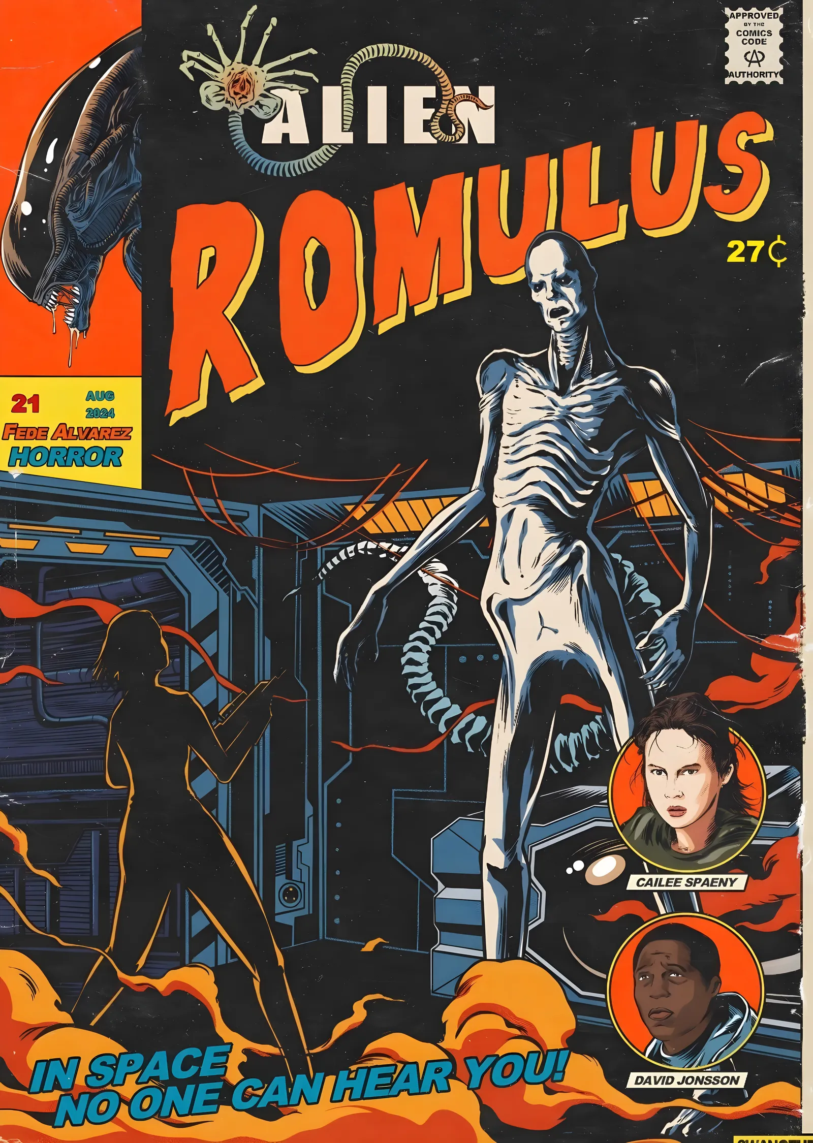 Alien: Romulus metal tablo