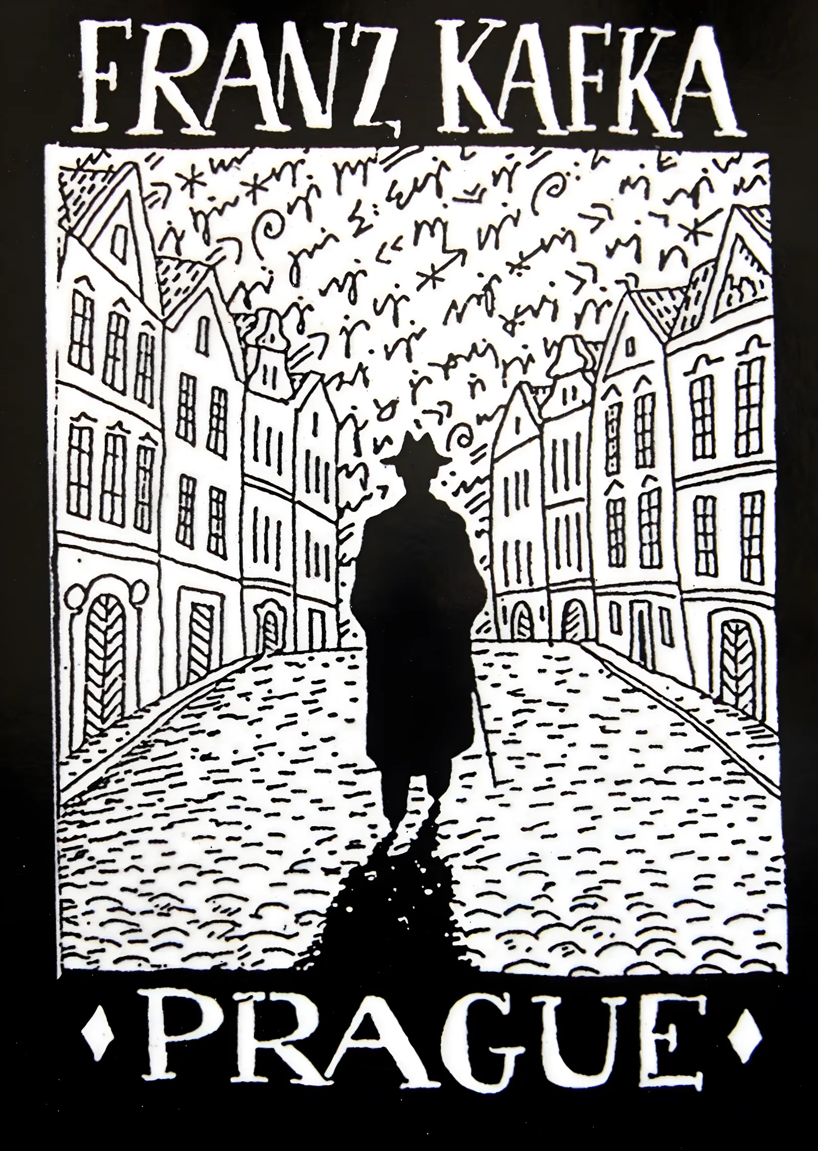 Franz Kafka: Prag'ın Gölgesinde metal tablo