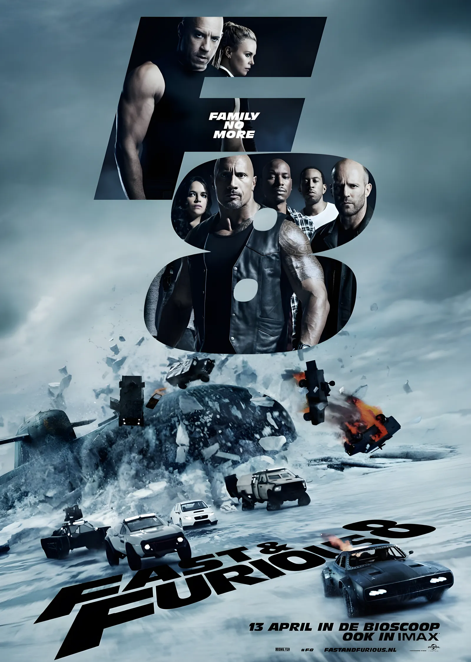 The Fate of the Furious metal tablo