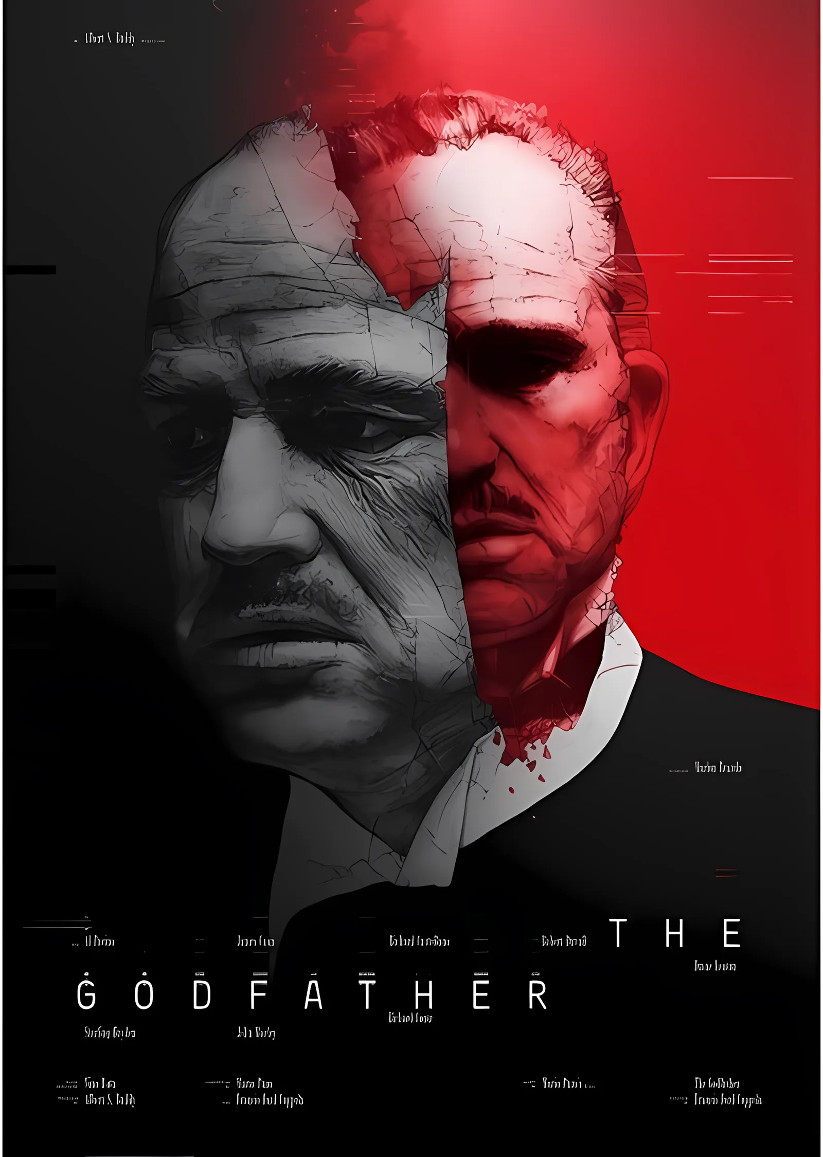 The Godfather: İki Yüz metal tablo