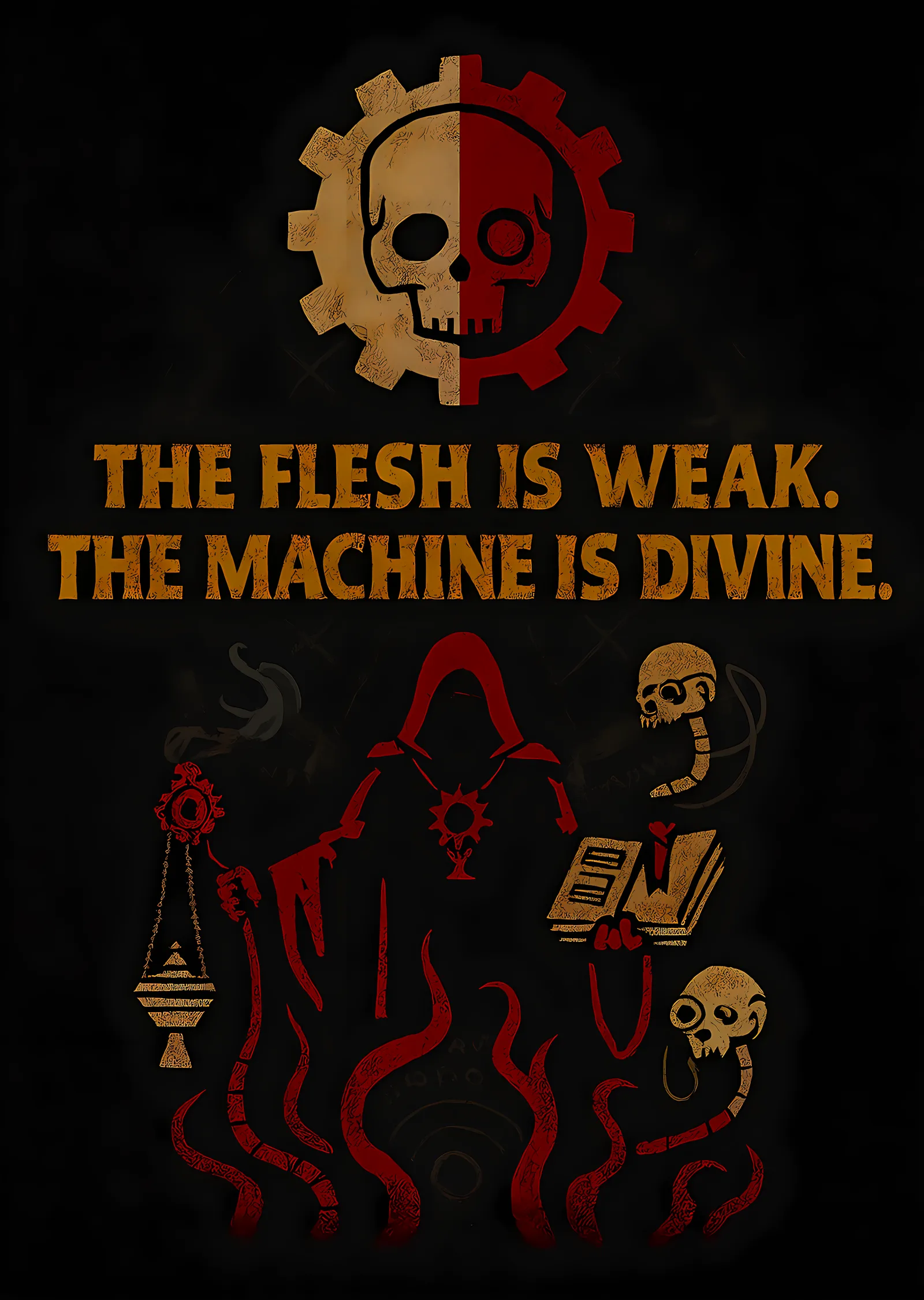 Warhammer 40K: The Flesh Is Weak metal tablo