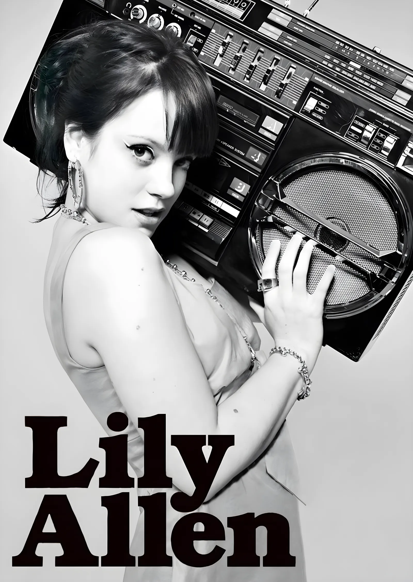Lily Allen: Boombox metal tablo