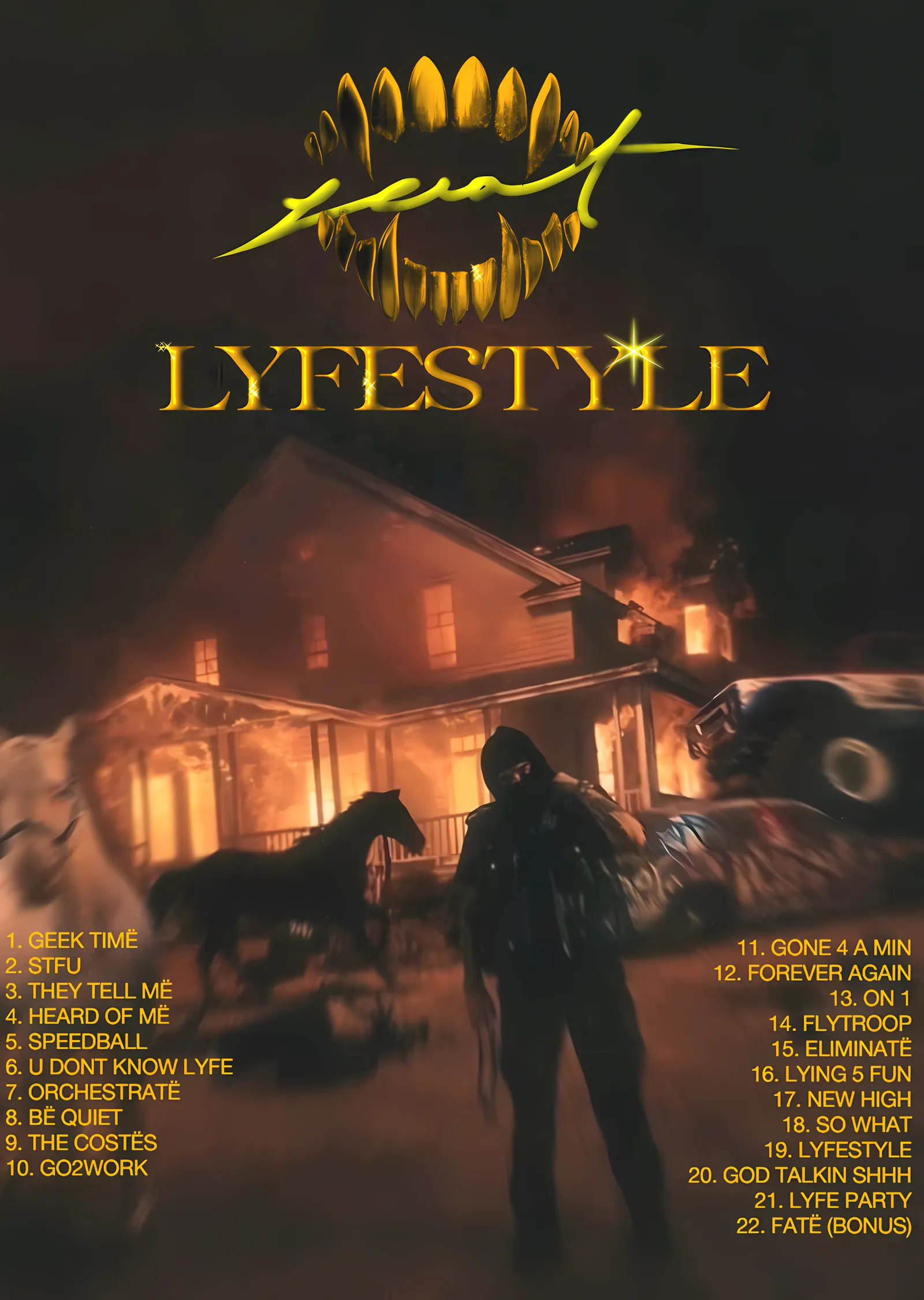 Yeat: Lyfestyle metal tablo