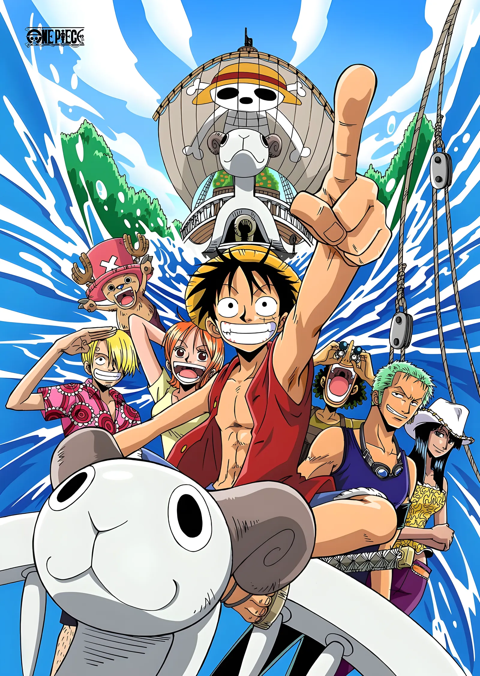 One Piece: Korsan Mürettebatı metal tablo