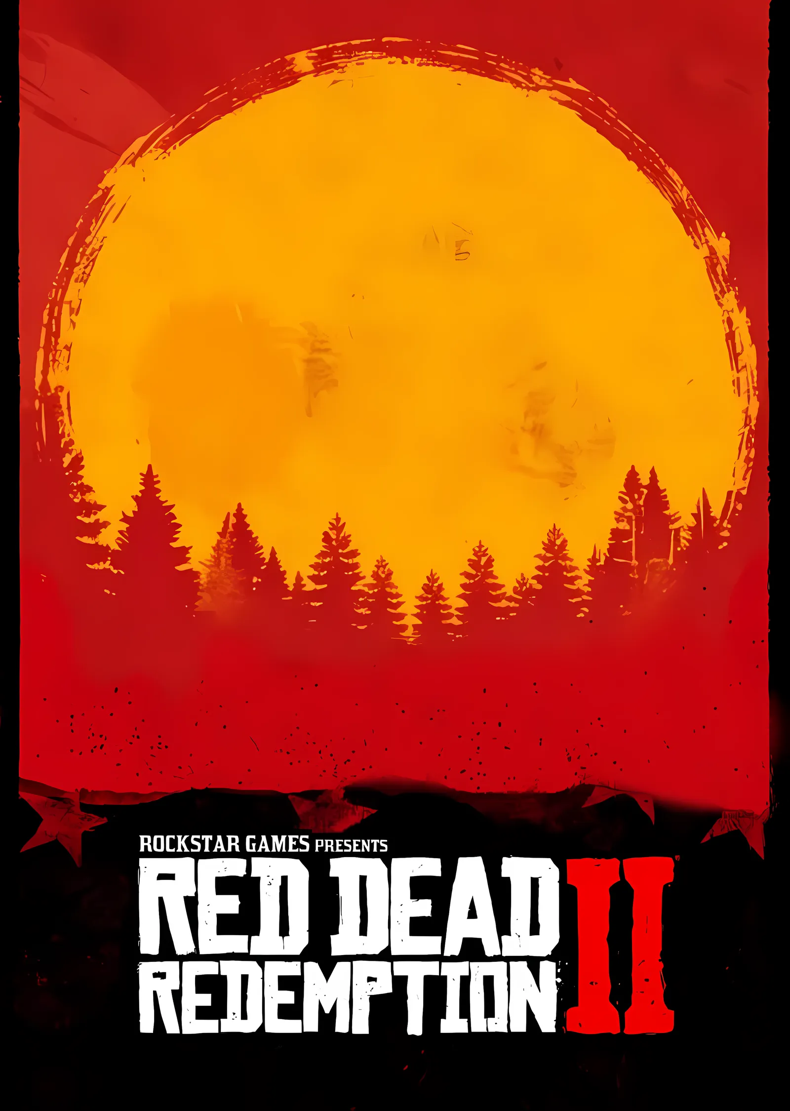 Red Dead Redemption II: Kızıl Güneş metal tablo