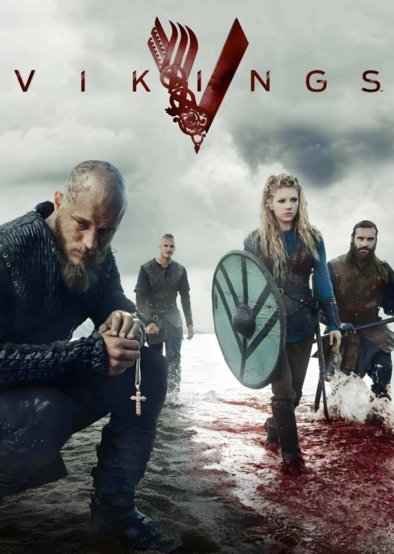 Vikings: Kanlı Sahil Çıkarması metal tablo