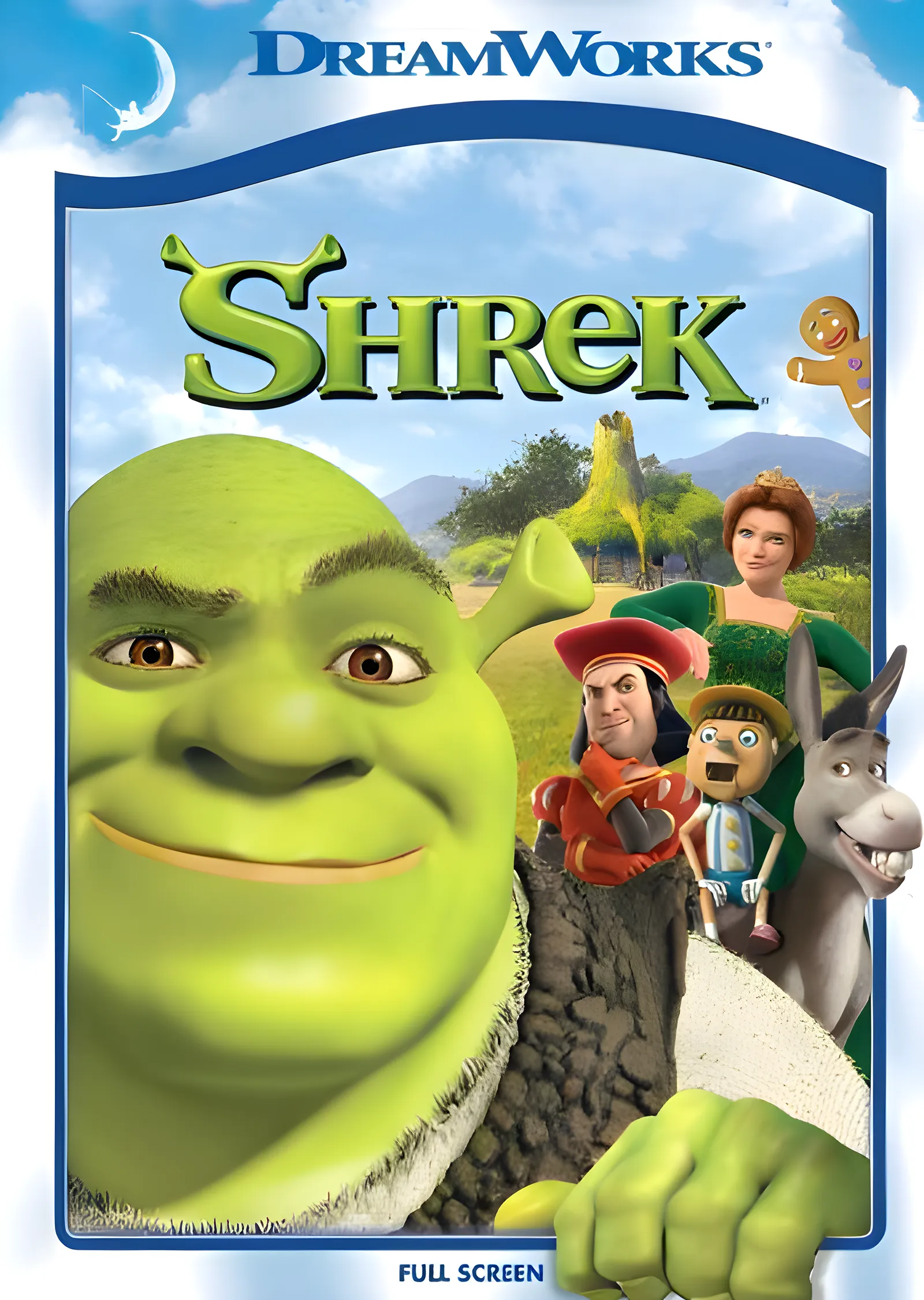 Shrek - Klasik Kapak metal tablo