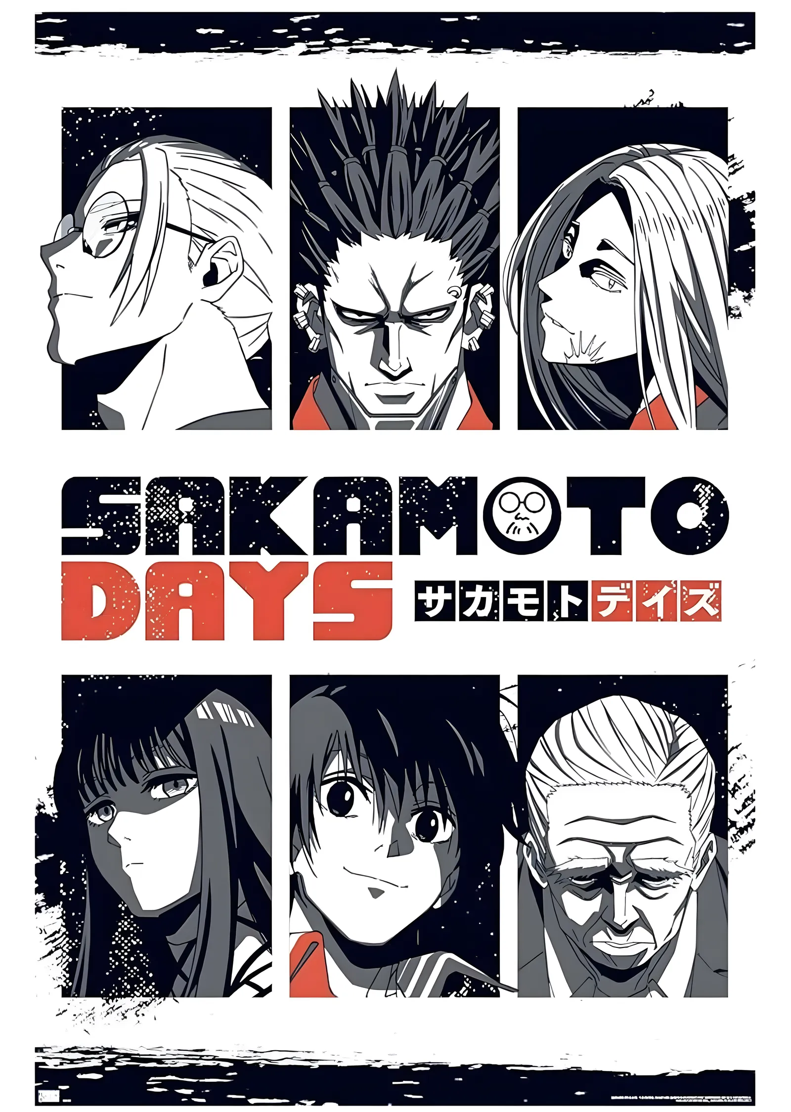 Sakamoto Days: Panel Portreleri metal tablo