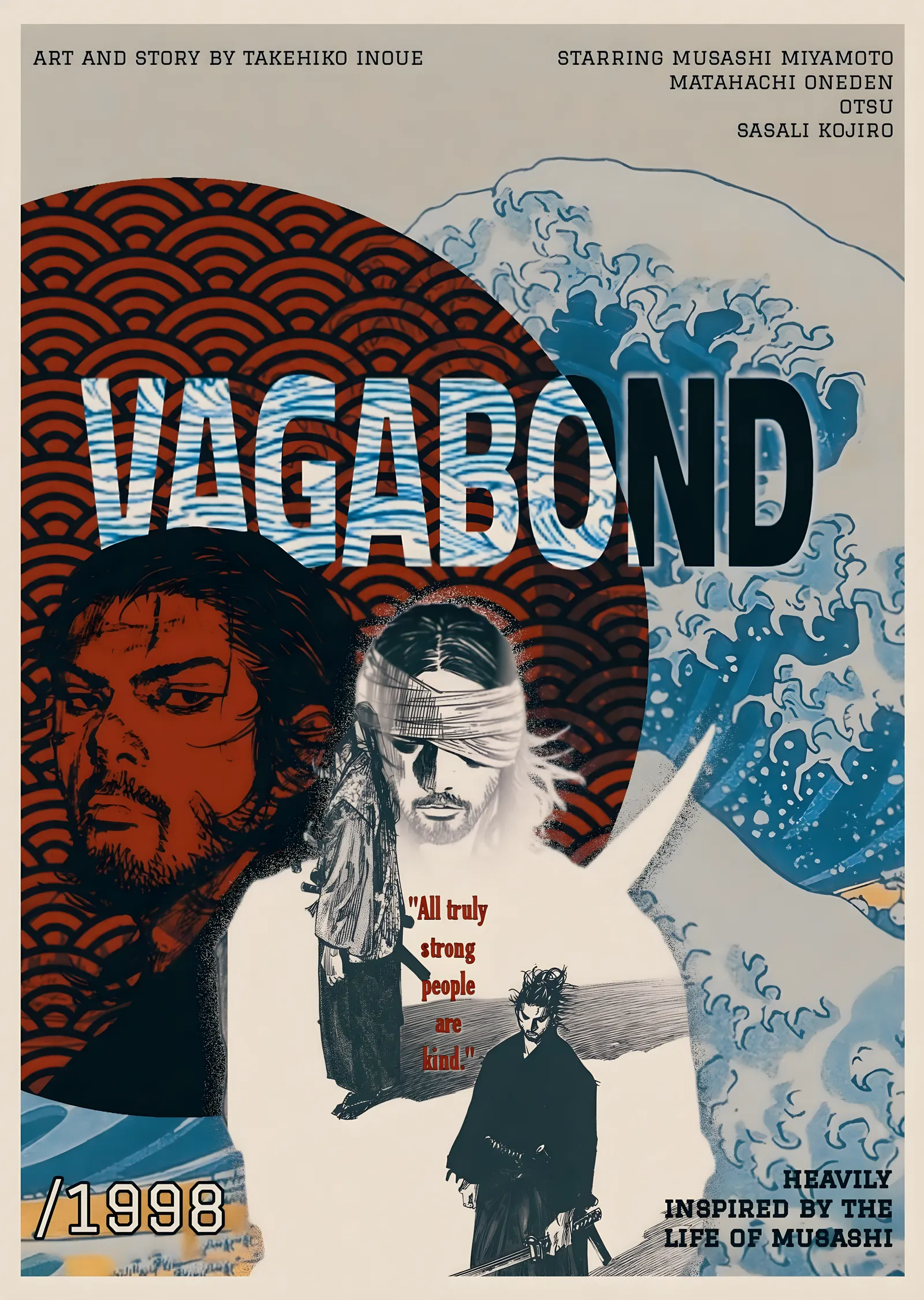 Vagabond: 1998 metal tablo