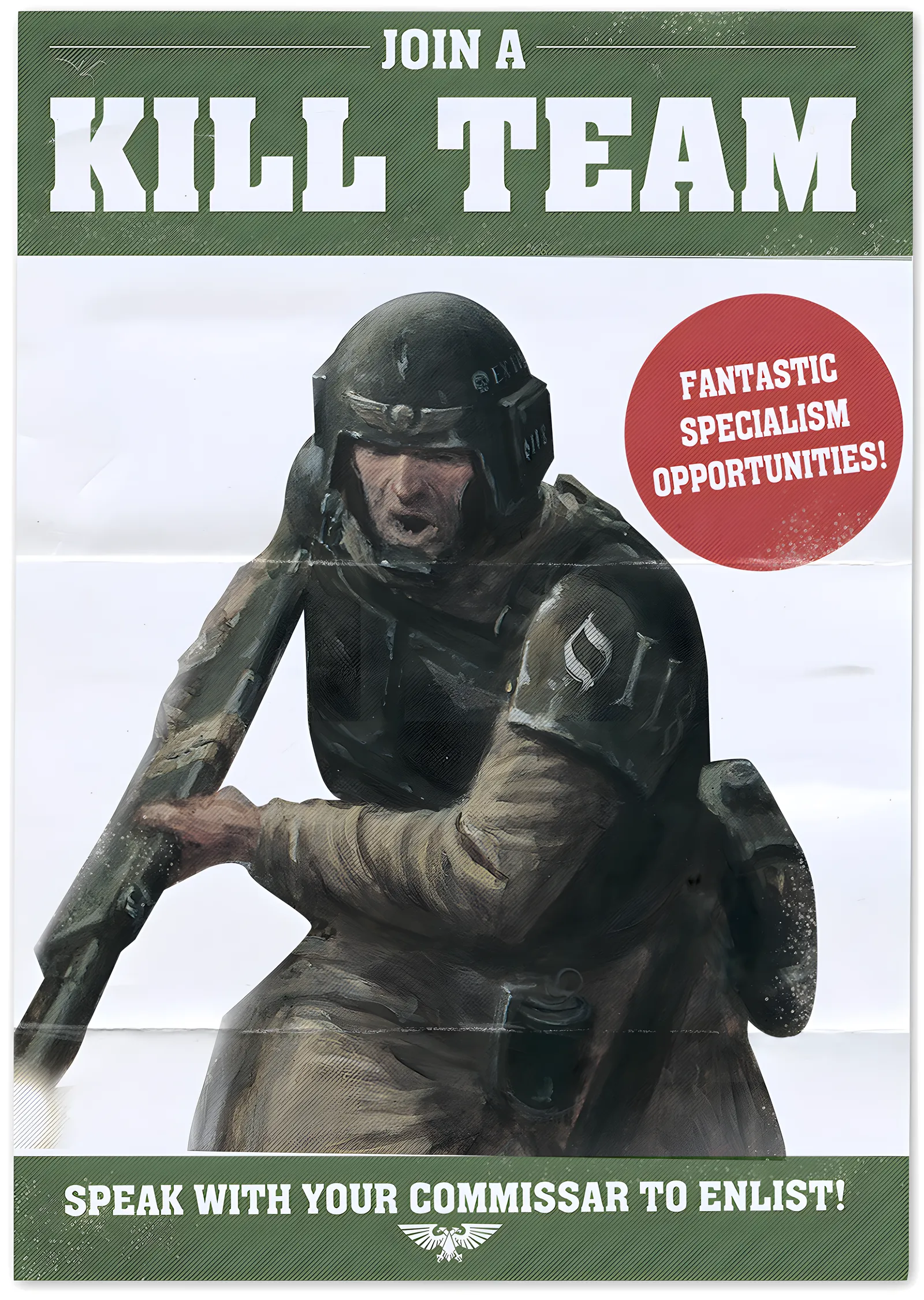 Join a Kill Team metal tablo
