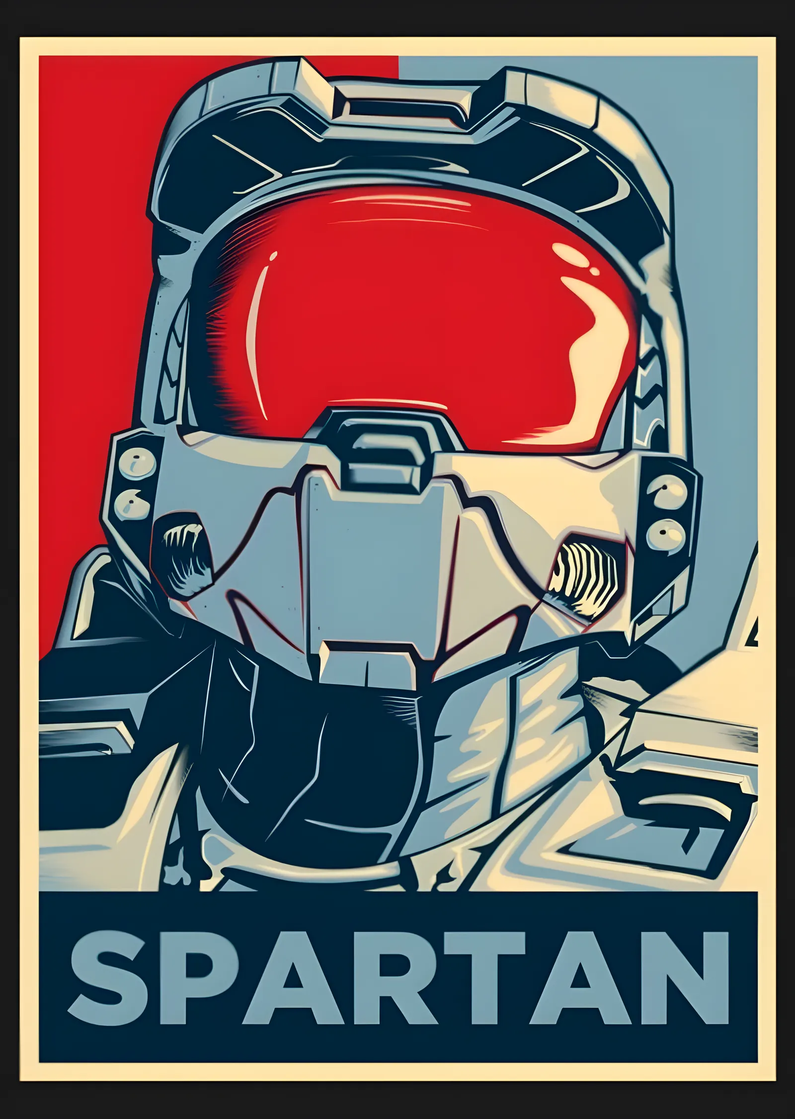 Halo: Spartan metal tablo