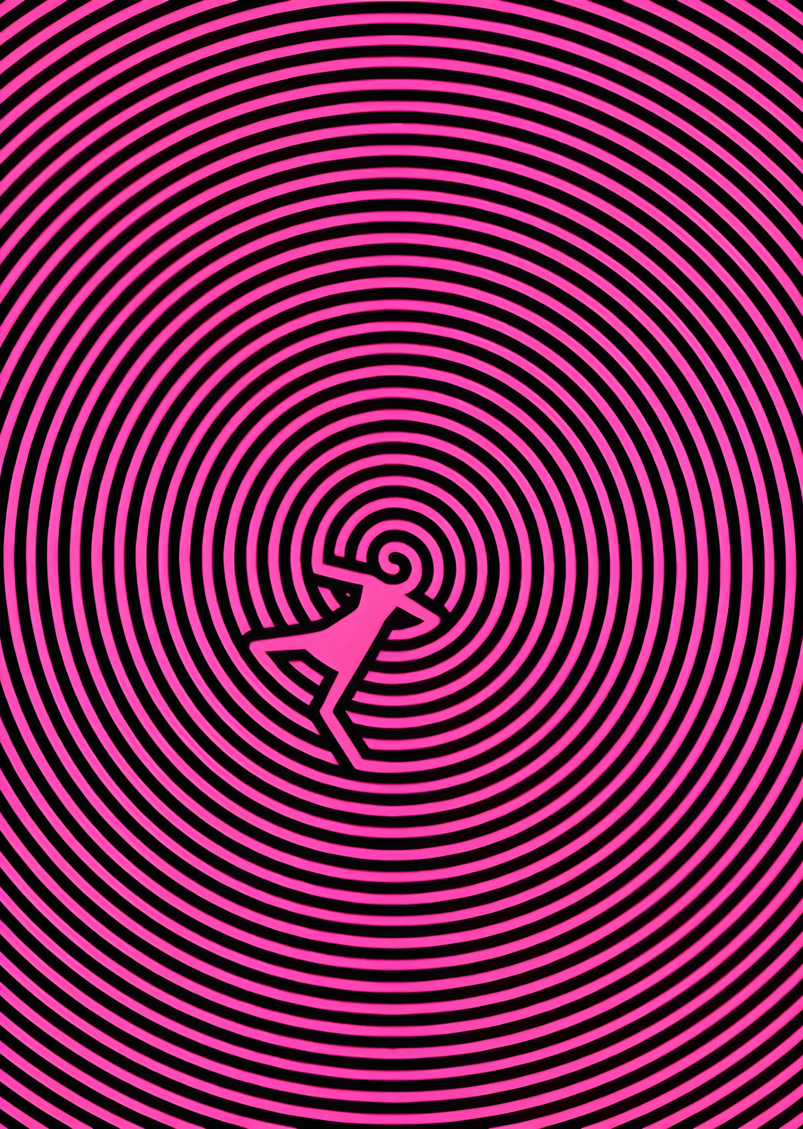 Pembe Spiral: Kaykay metal tablo