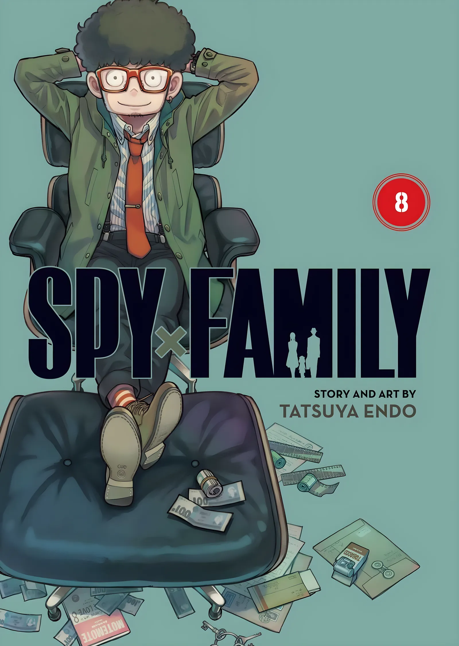 Spy x Family: 8. Cilt Kapağı metal tablo