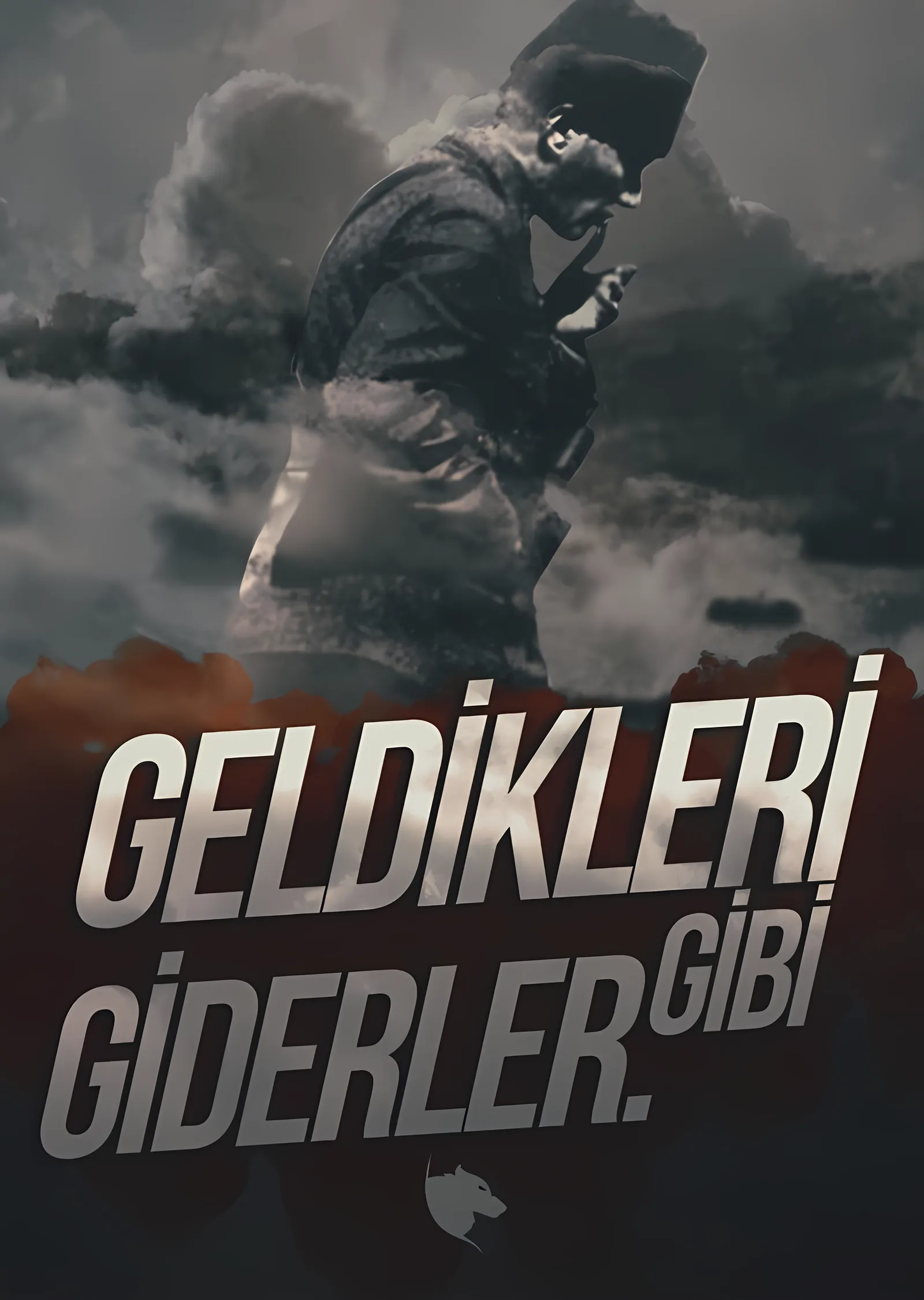 Atatürk: Geldikleri Gibi Giderler metal tablo