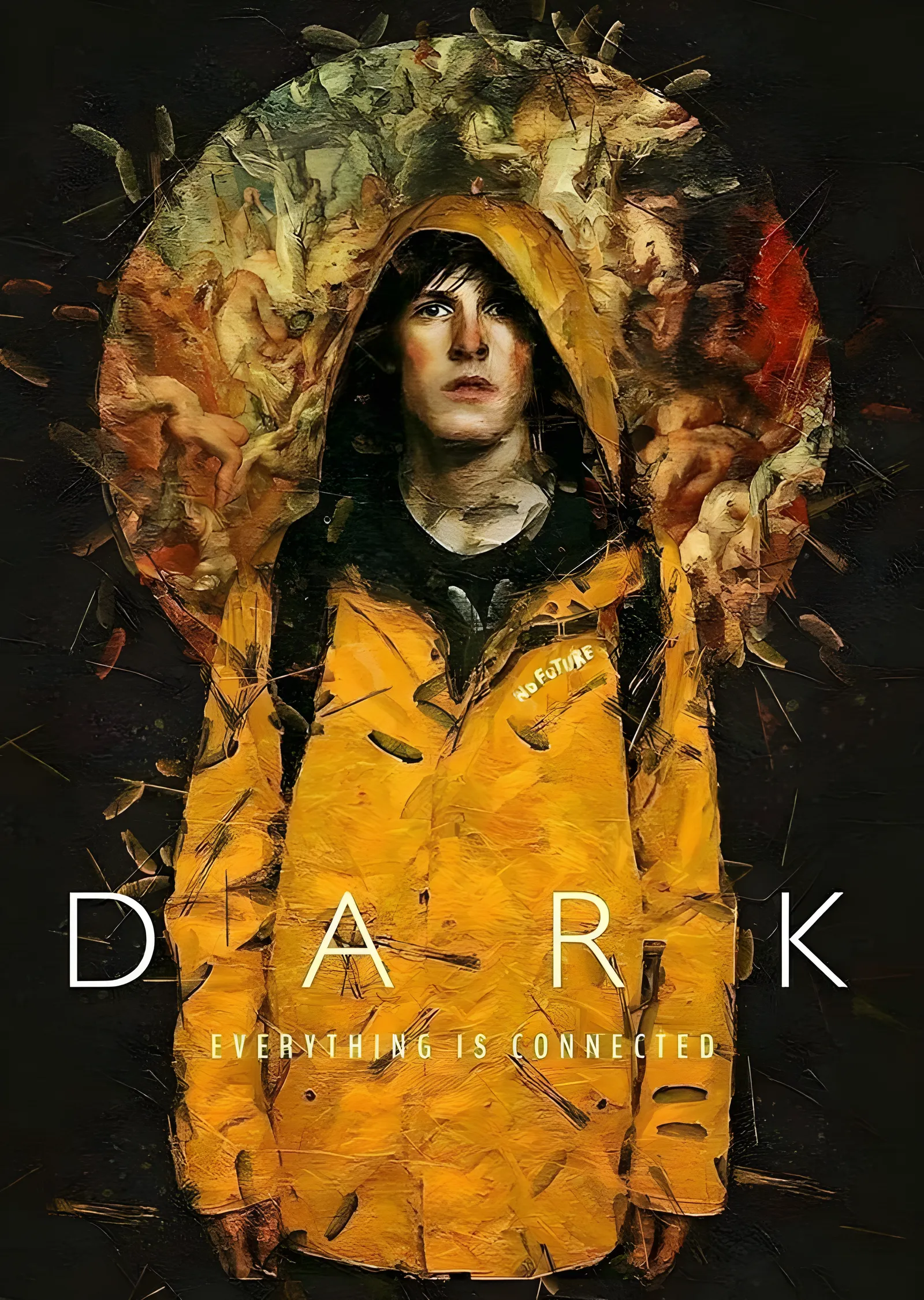 Dark - Sarı Yağmurlukta Bekleyiş metal tablo