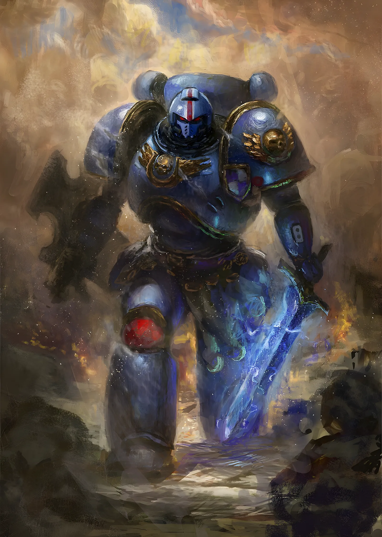 Warhammer 40K: Space Marine Savaşçısı metal tablo