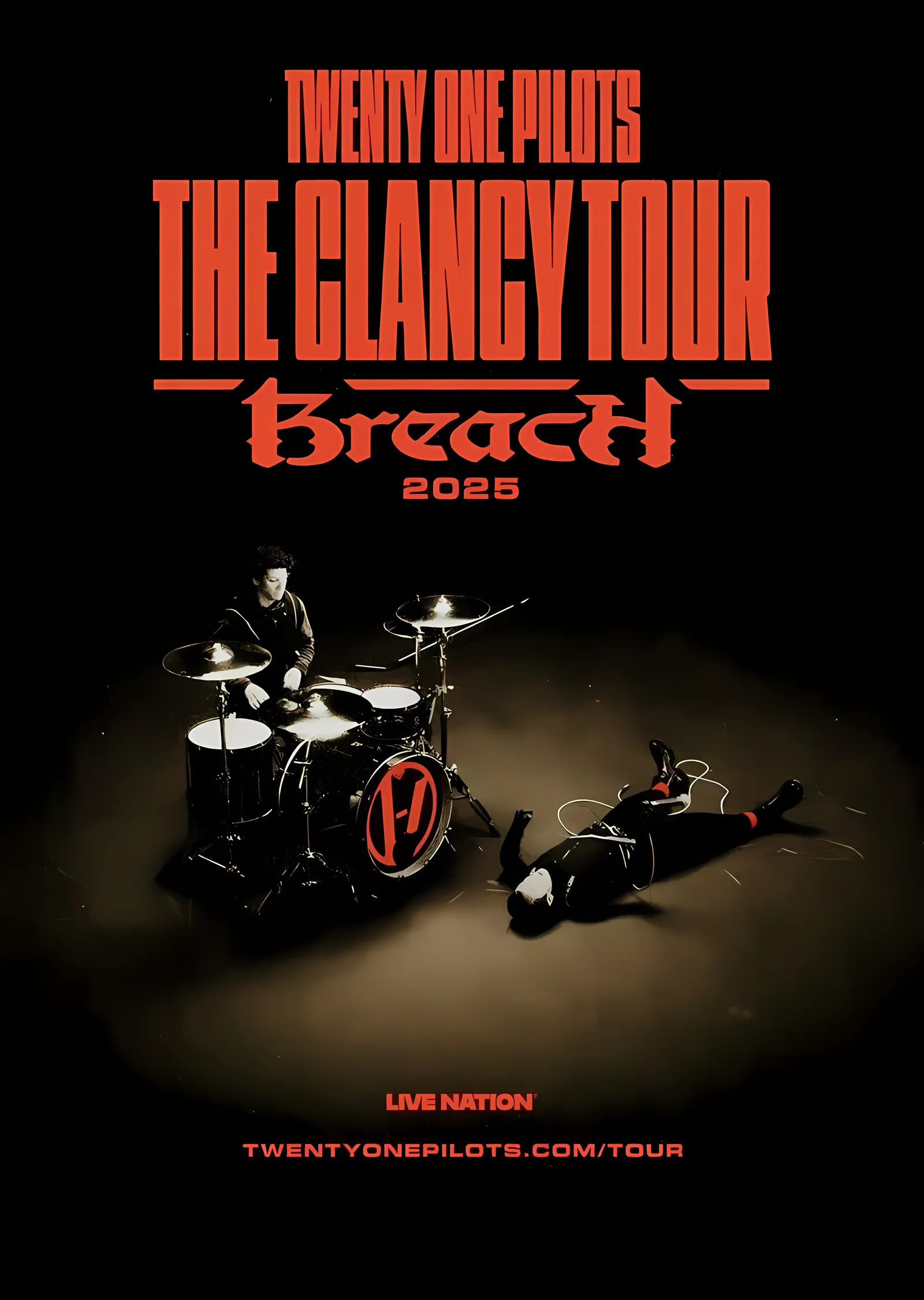 Twenty One Pilots: The Clancy Tour metal tablo