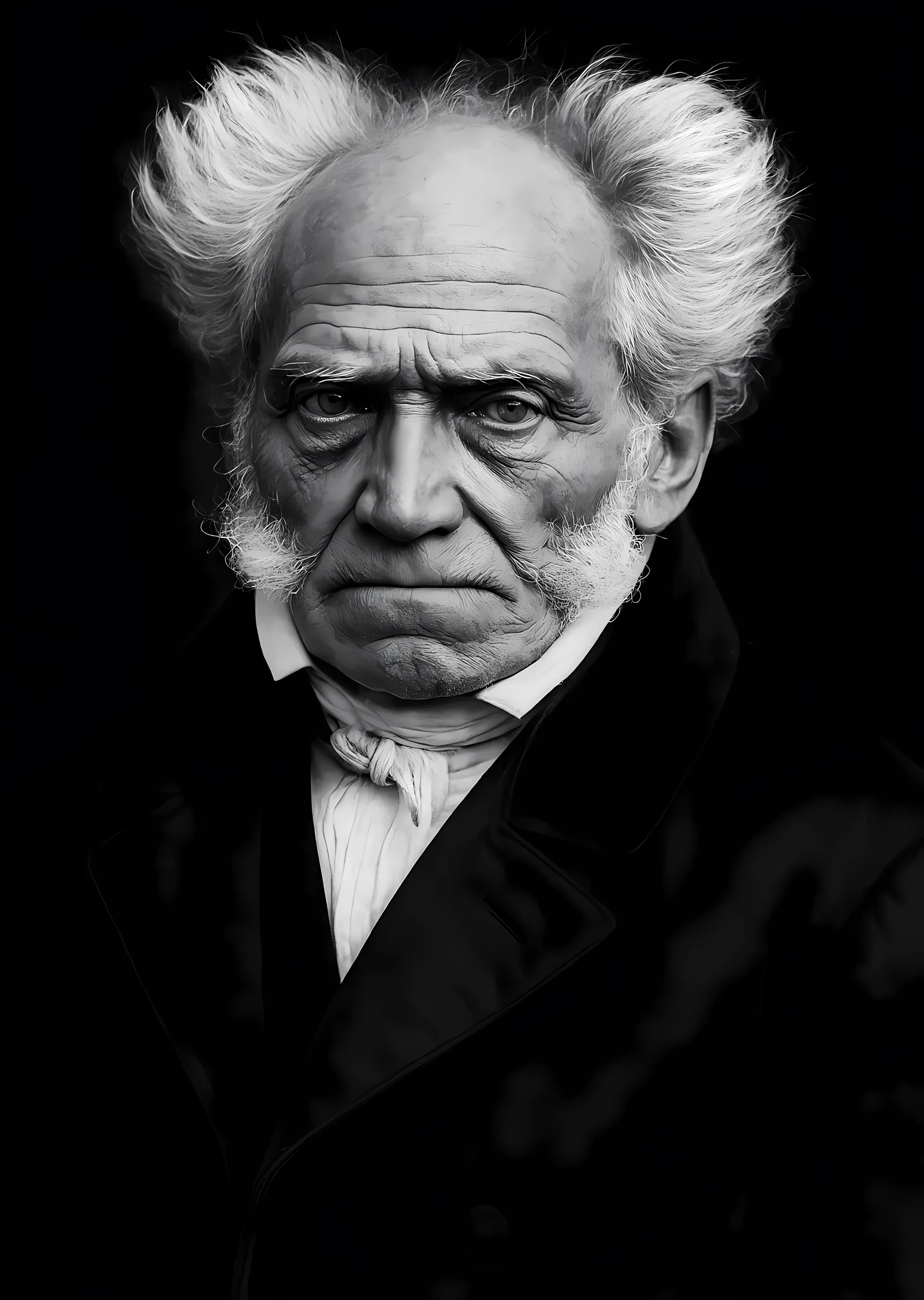 Arthur Schopenhauer: Düşünür Portresi metal tablo