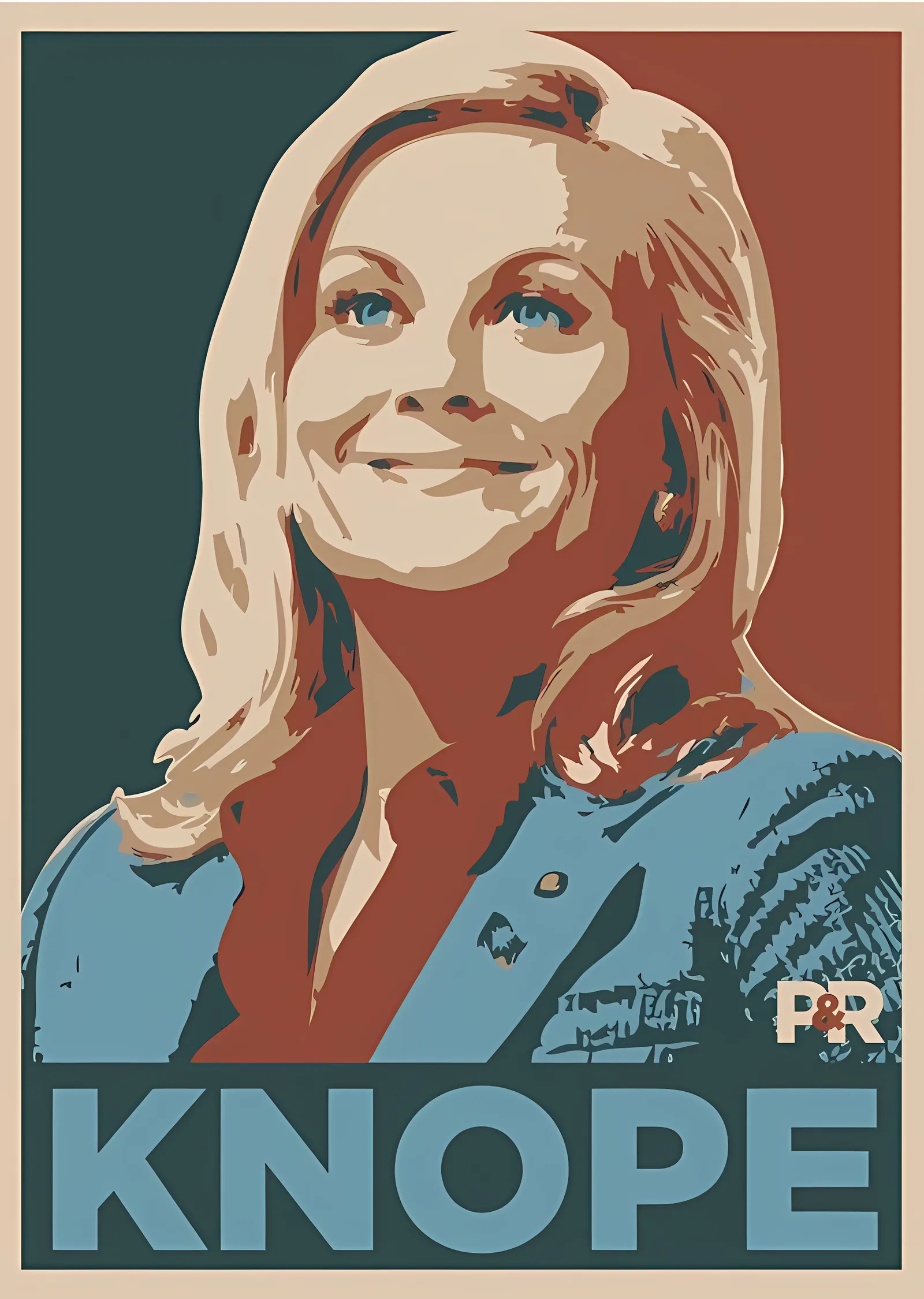 Parks and Recreation: Knope metal tablo
