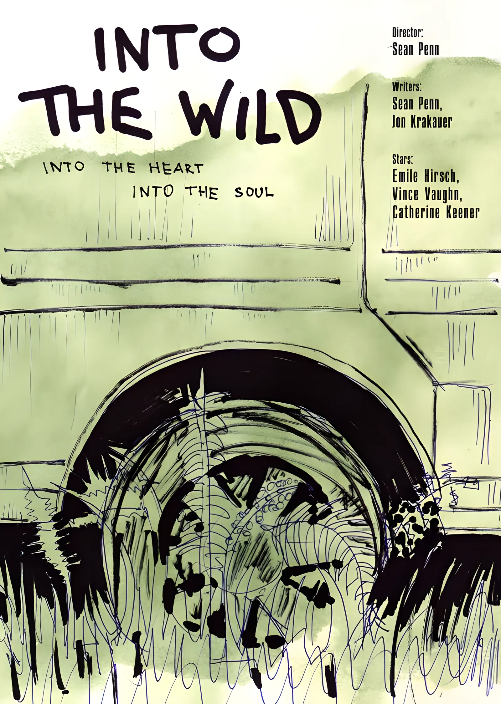 Into the Wild: Kalbe Doğru metal tablo