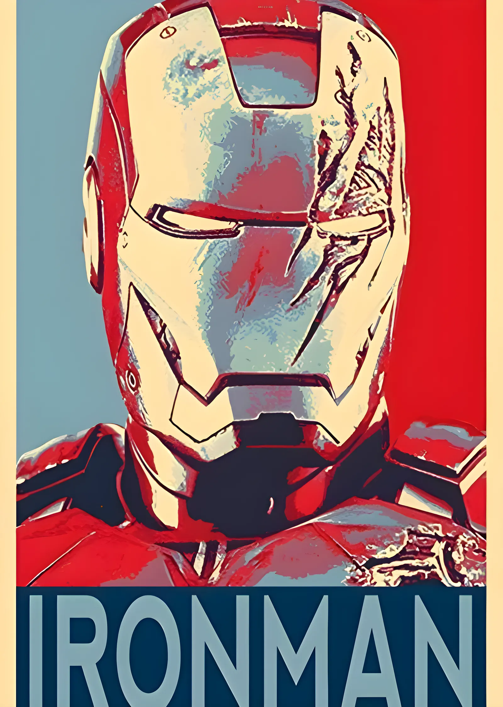 Iron Man: Efsane İkona metal tablo