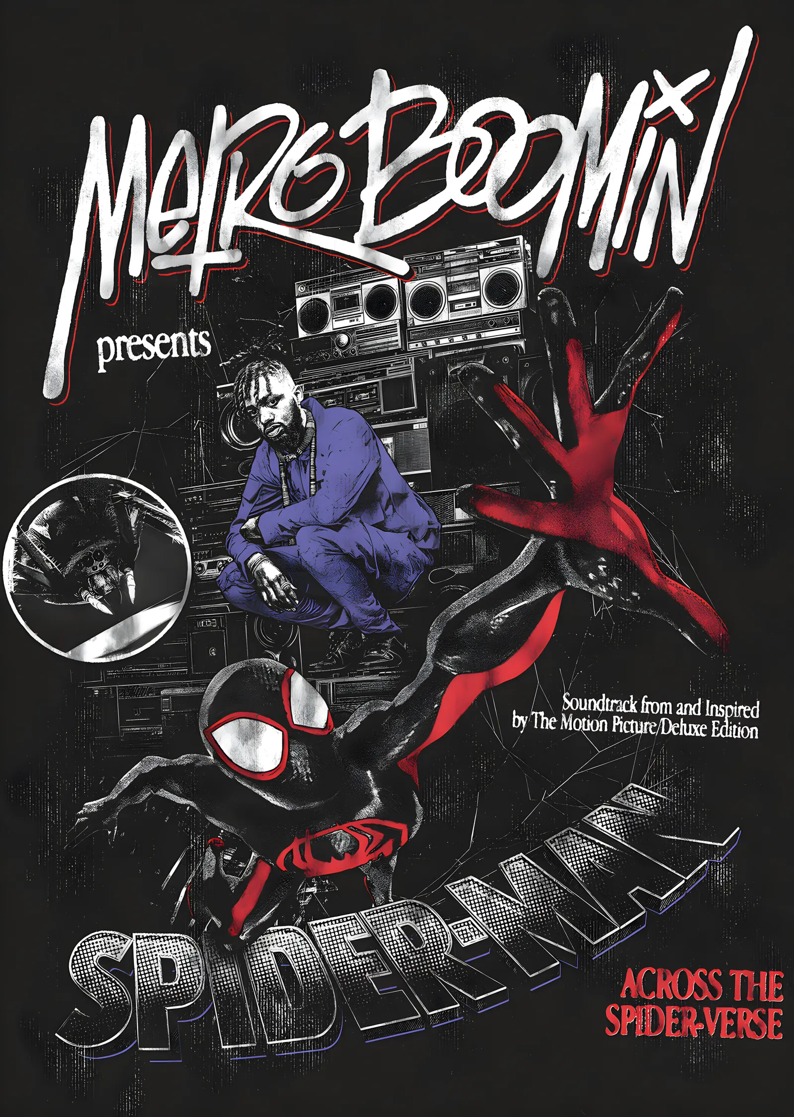 Spider-Man: Across the Spider-Verse Soundtrack metal tablo