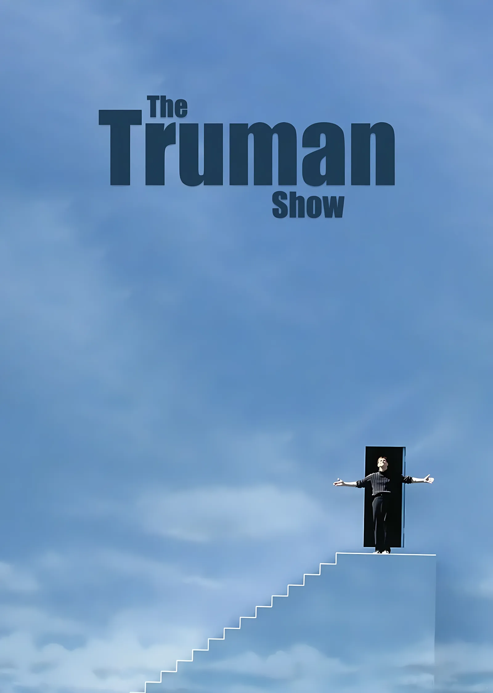The Truman Show - Merdiven metal tablo