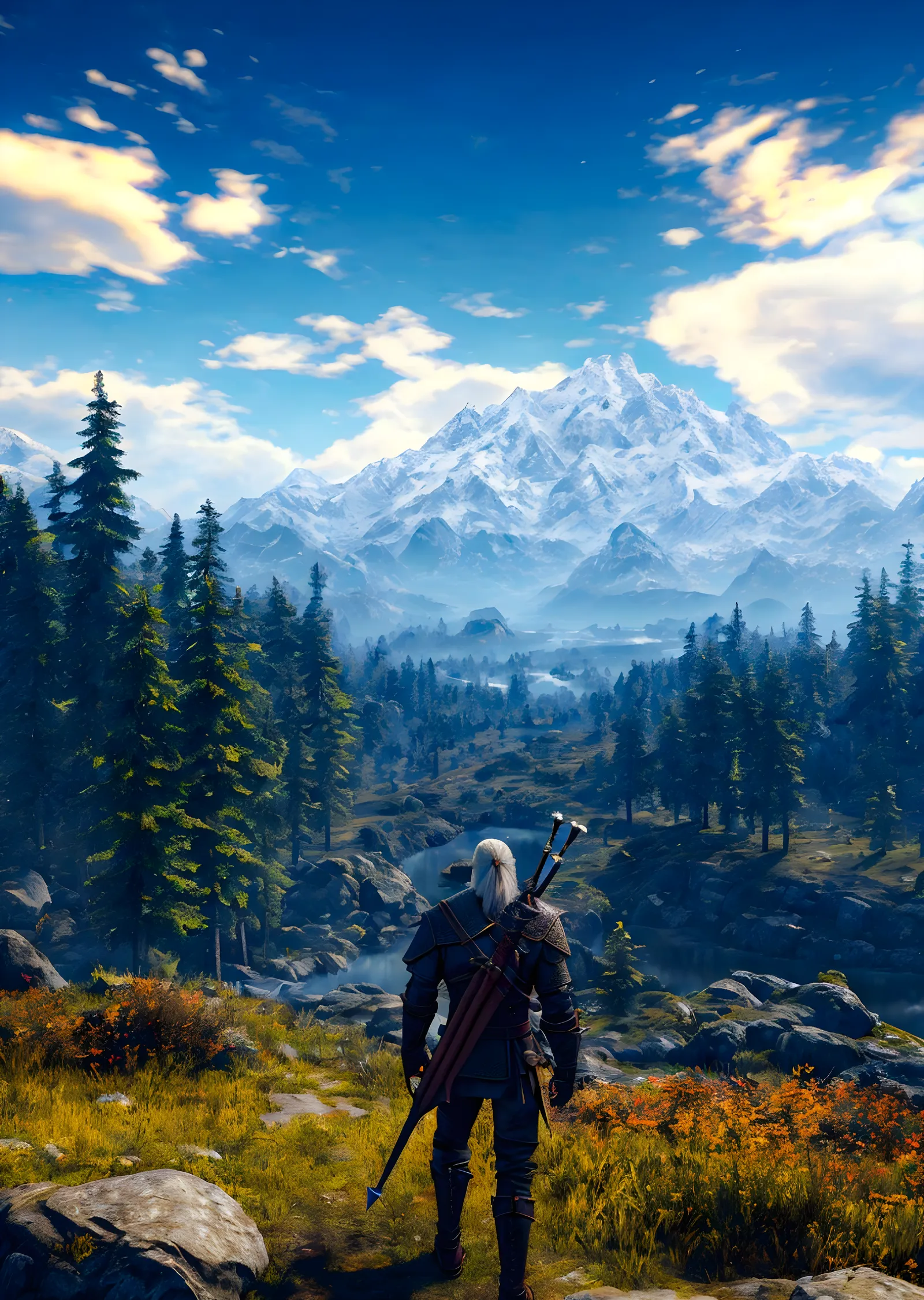 The Witcher: Yeşil Vadi metal tablo