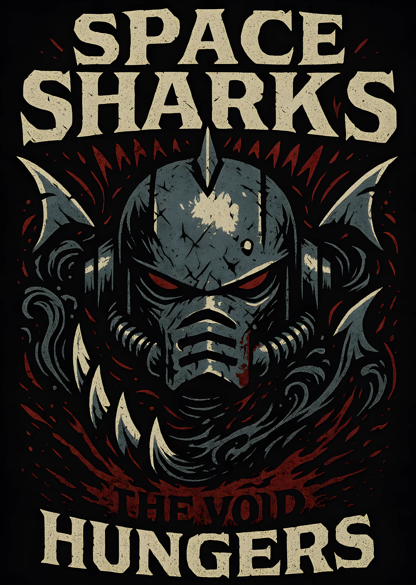 Warhammer 40K: Space Sharks metal tablo