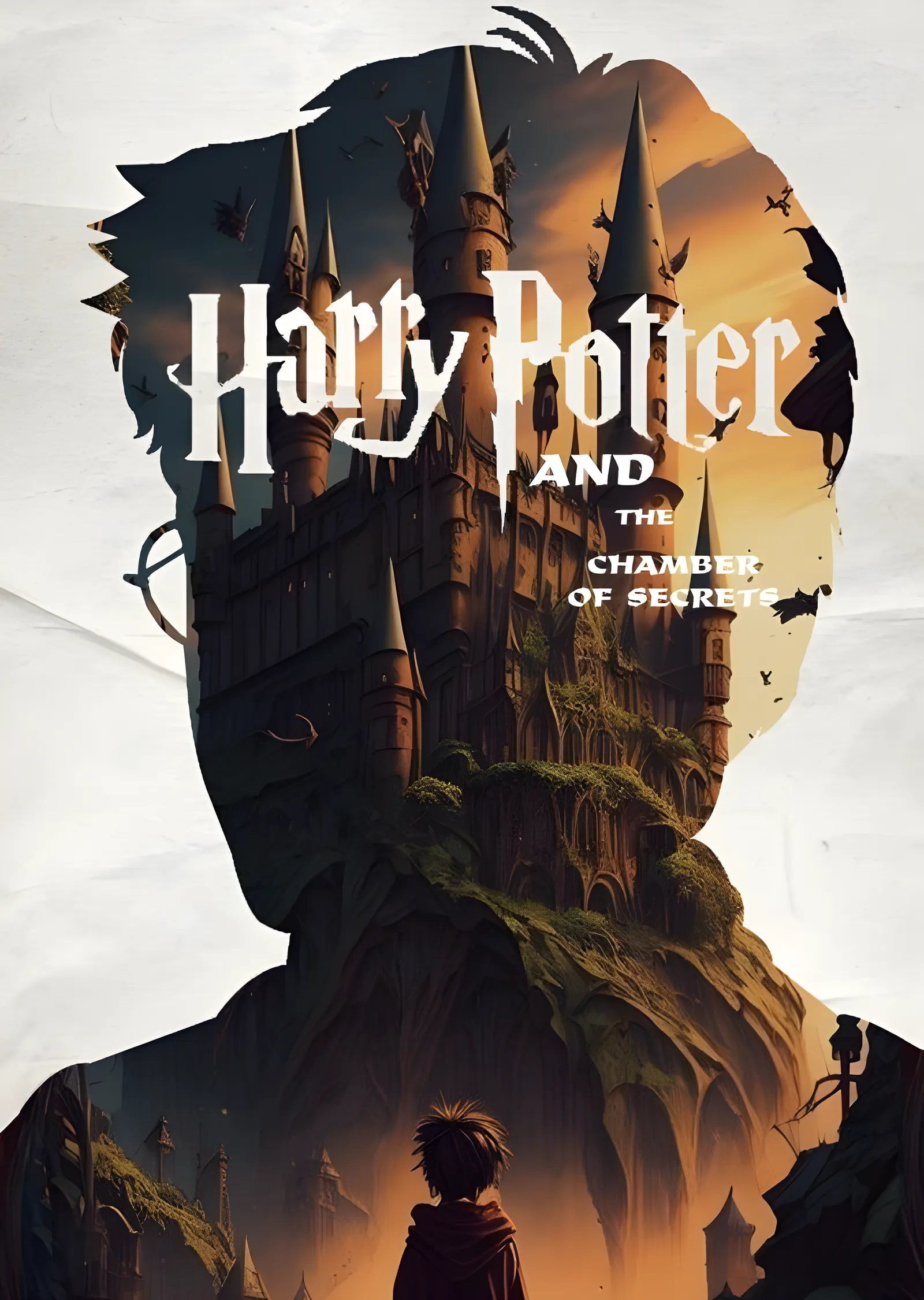 Harry Potter and the Chamber of Secrets · Silüet metal tablo
