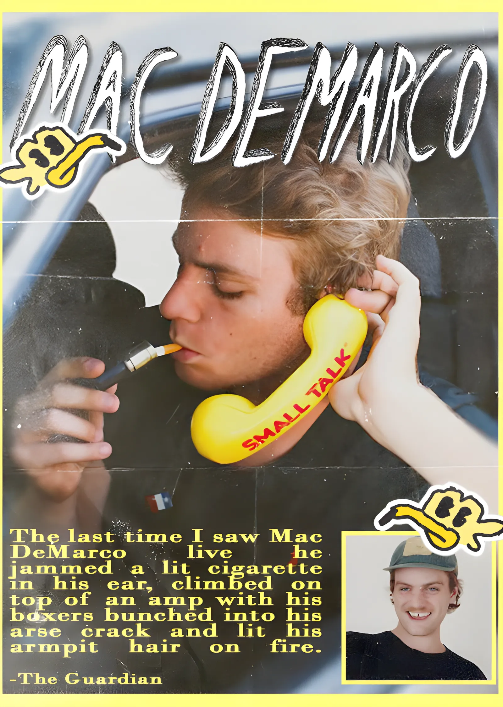Mac Demarco: Small Talk metal tablo