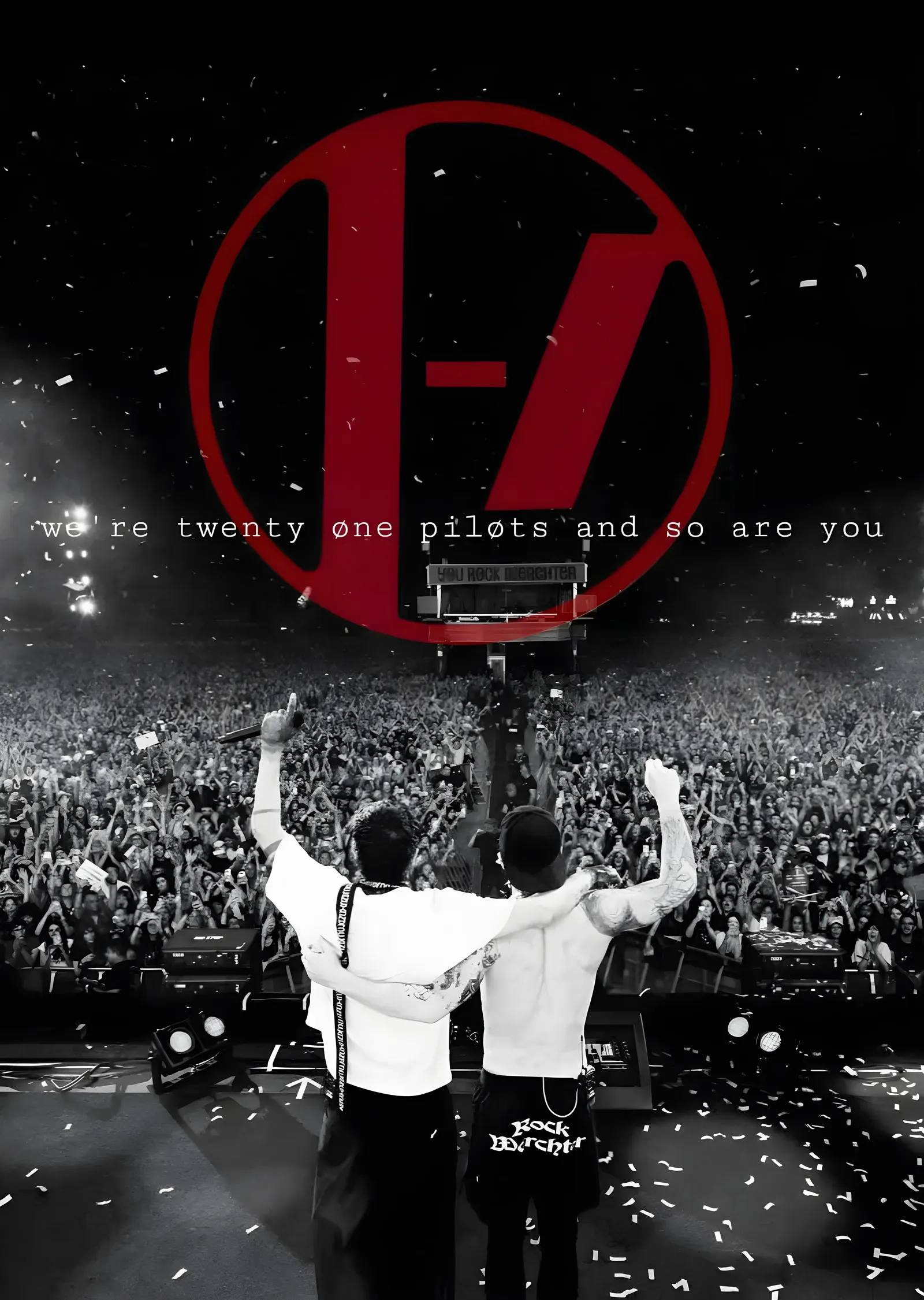 Twenty One Pilots: Sahnede İkili metal tablo