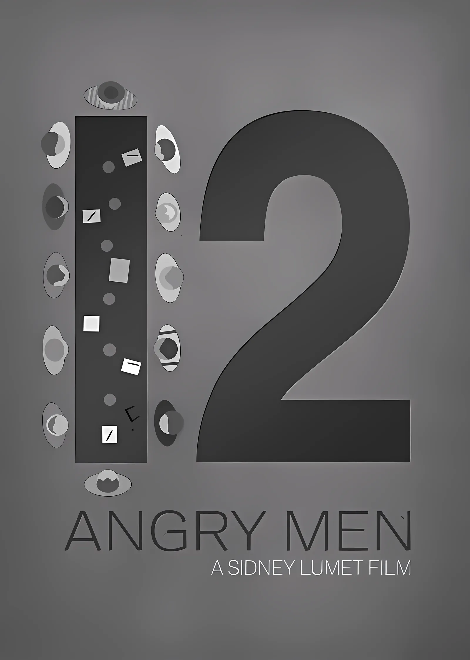 12 Angry Men: Sidney Lumet Filmi metal tablo