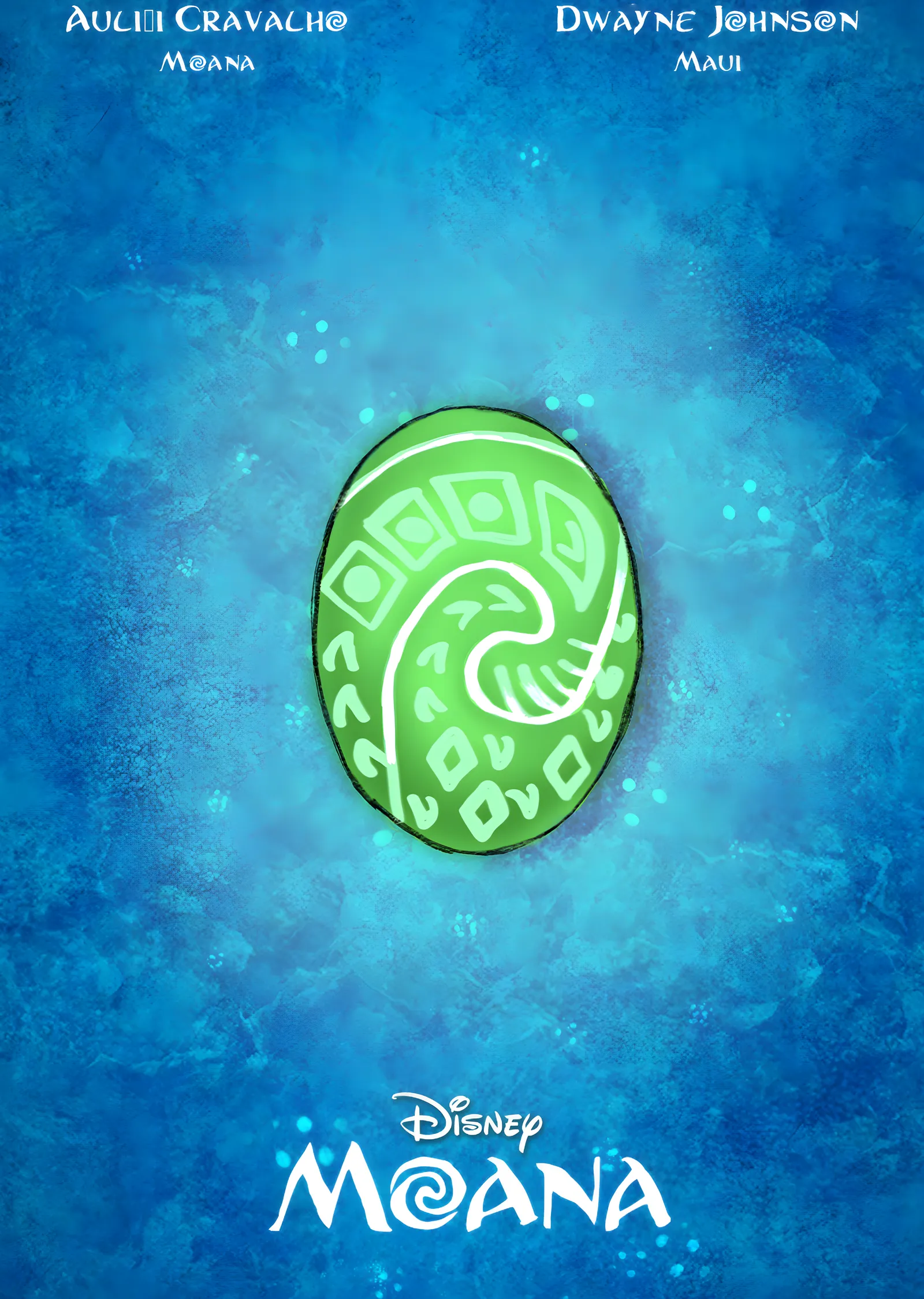 Moana: Te Fiti Taşı metal tablo