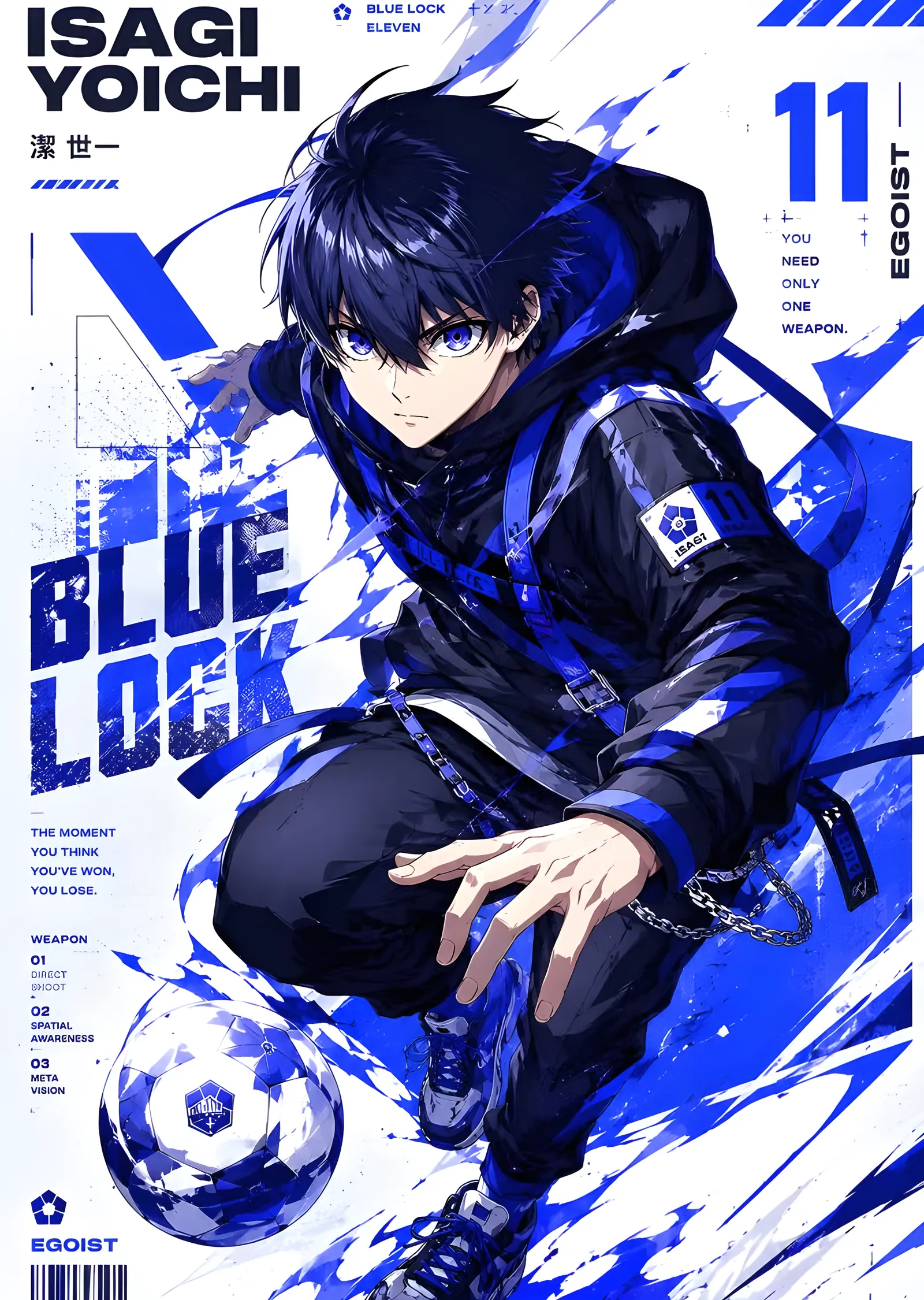 Blue Lock: Isagi Yoichi, Egoist 11 metal tablo