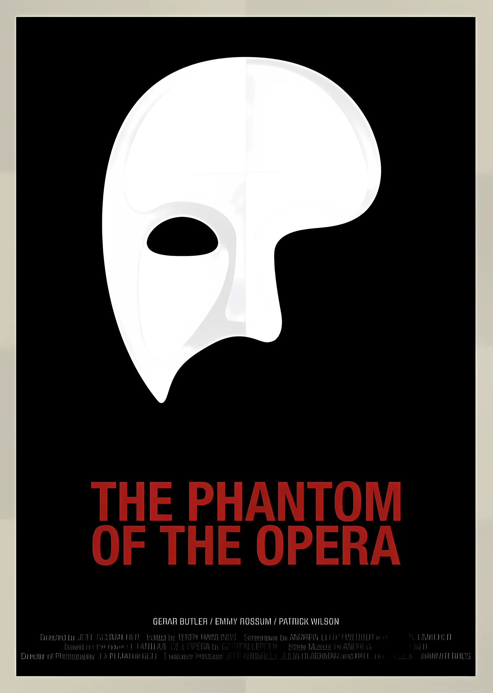 The Phantom of the Opera: Maske metal tablo
