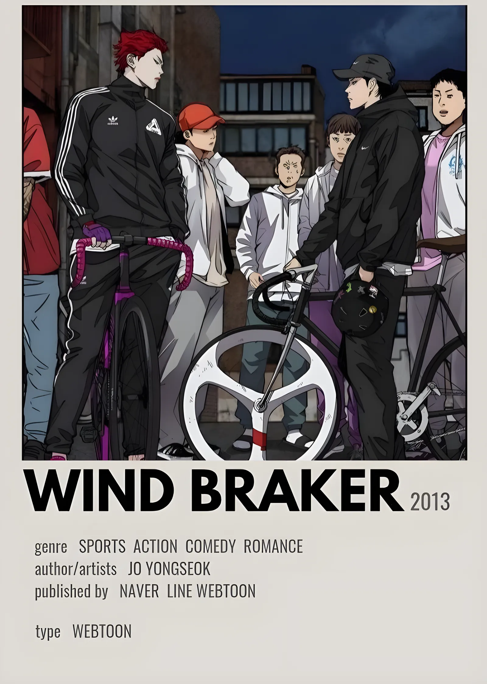 Wind Breaker: Bofurin Ekibi Künyesi metal tablo